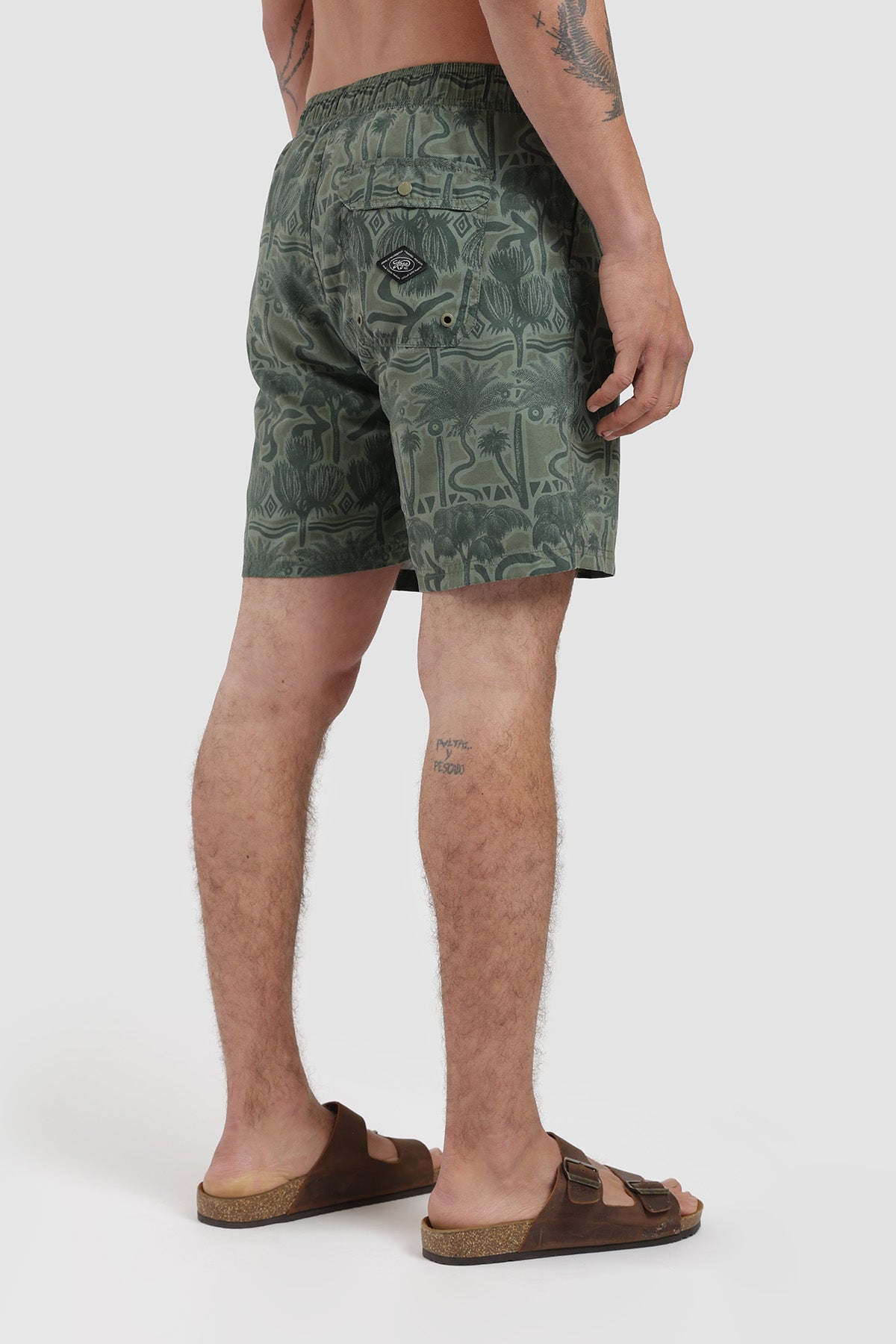 Traje De Baño Volley Diseño Palms Hombre - Camuflado