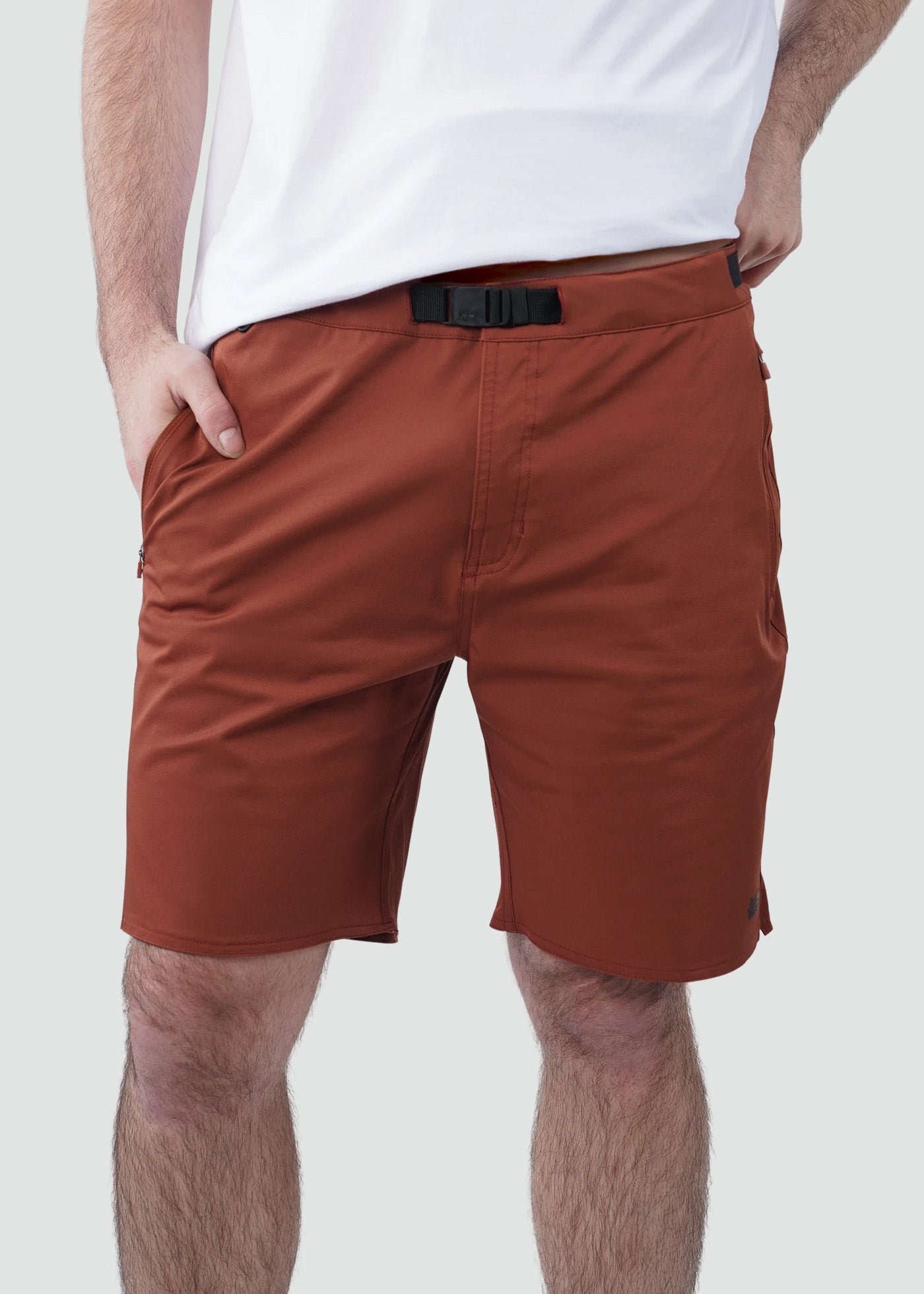 Short Hombre Híbrido - Terracota Oscuro