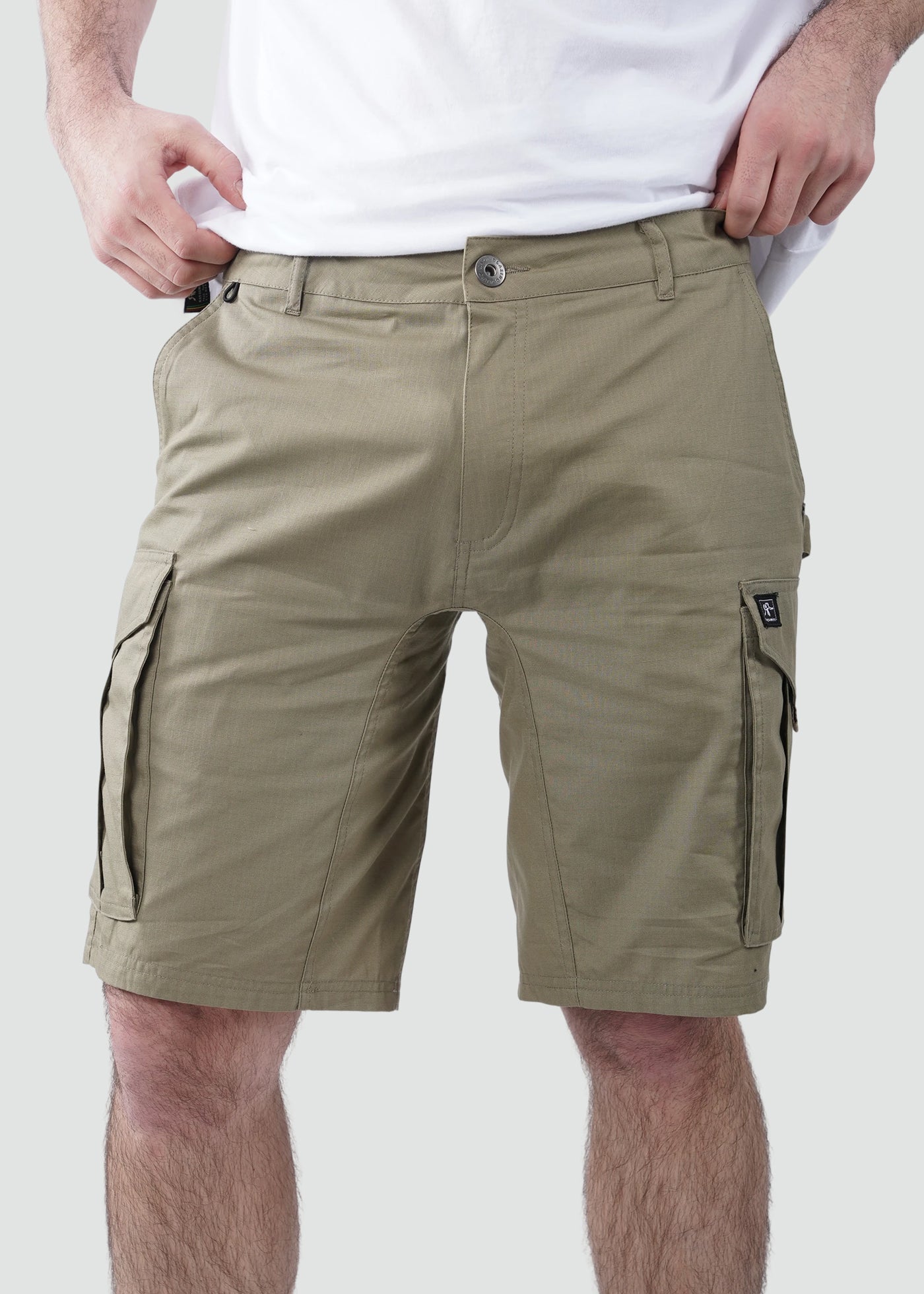 Short Hombre Cargo - Oliva Oscuro