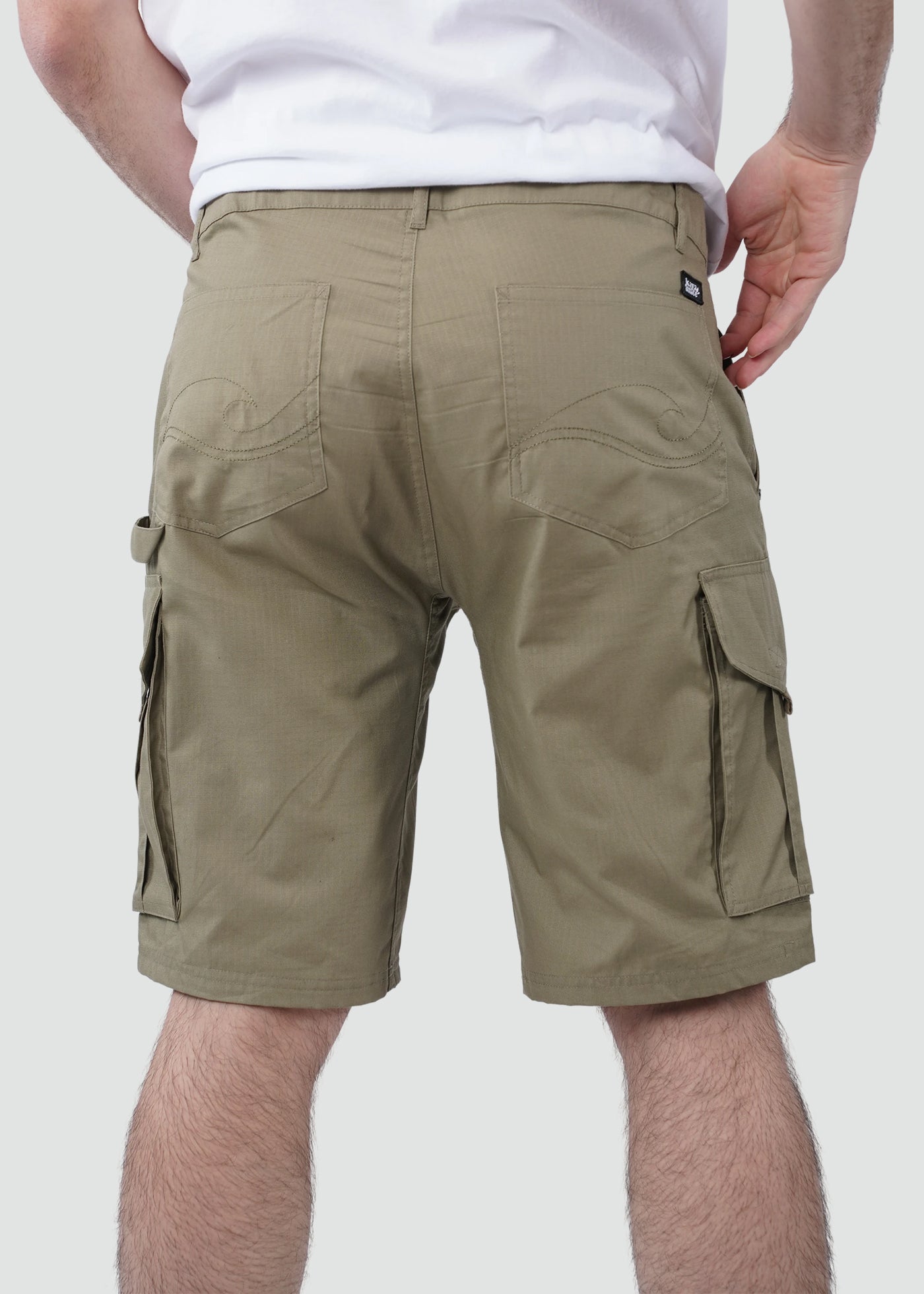 Short Hombre Cargo - Oliva Oscuro