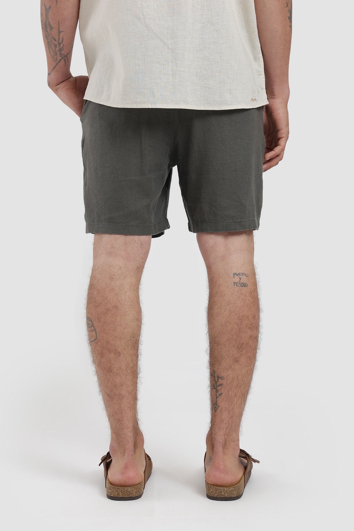Short Clásico Daily Lino Hombre - Oliva