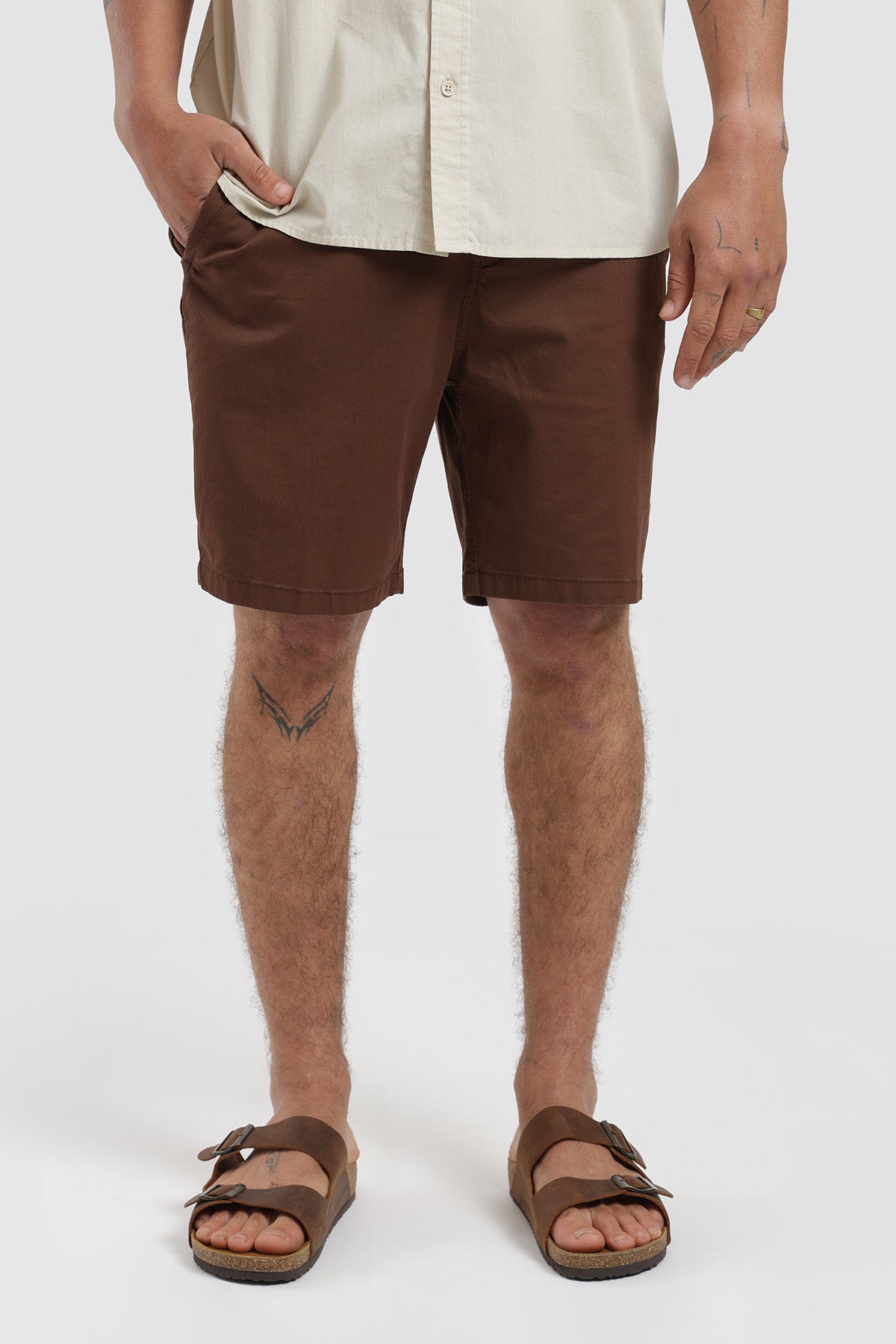 Short Clásico Daily Hombre - Café