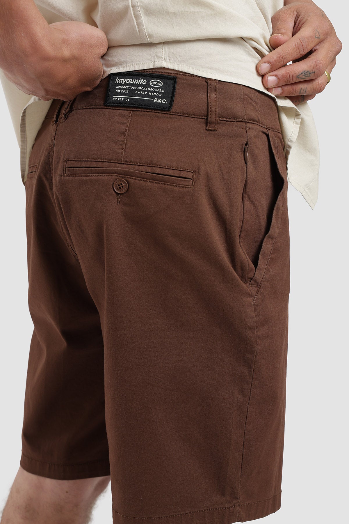 Short Clásico Daily Hombre - Café