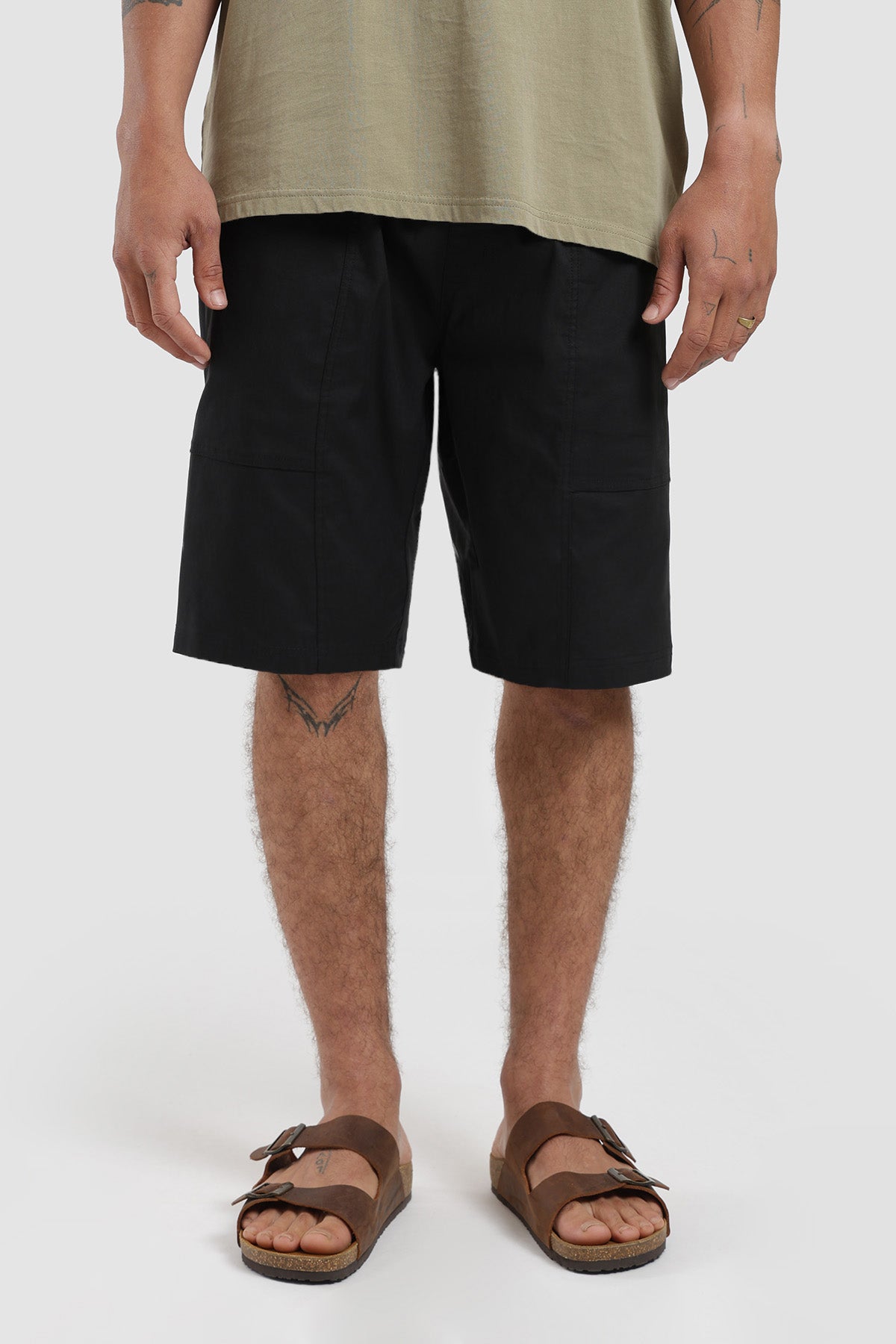 Short Yaka Híbrido Hombre - Negro