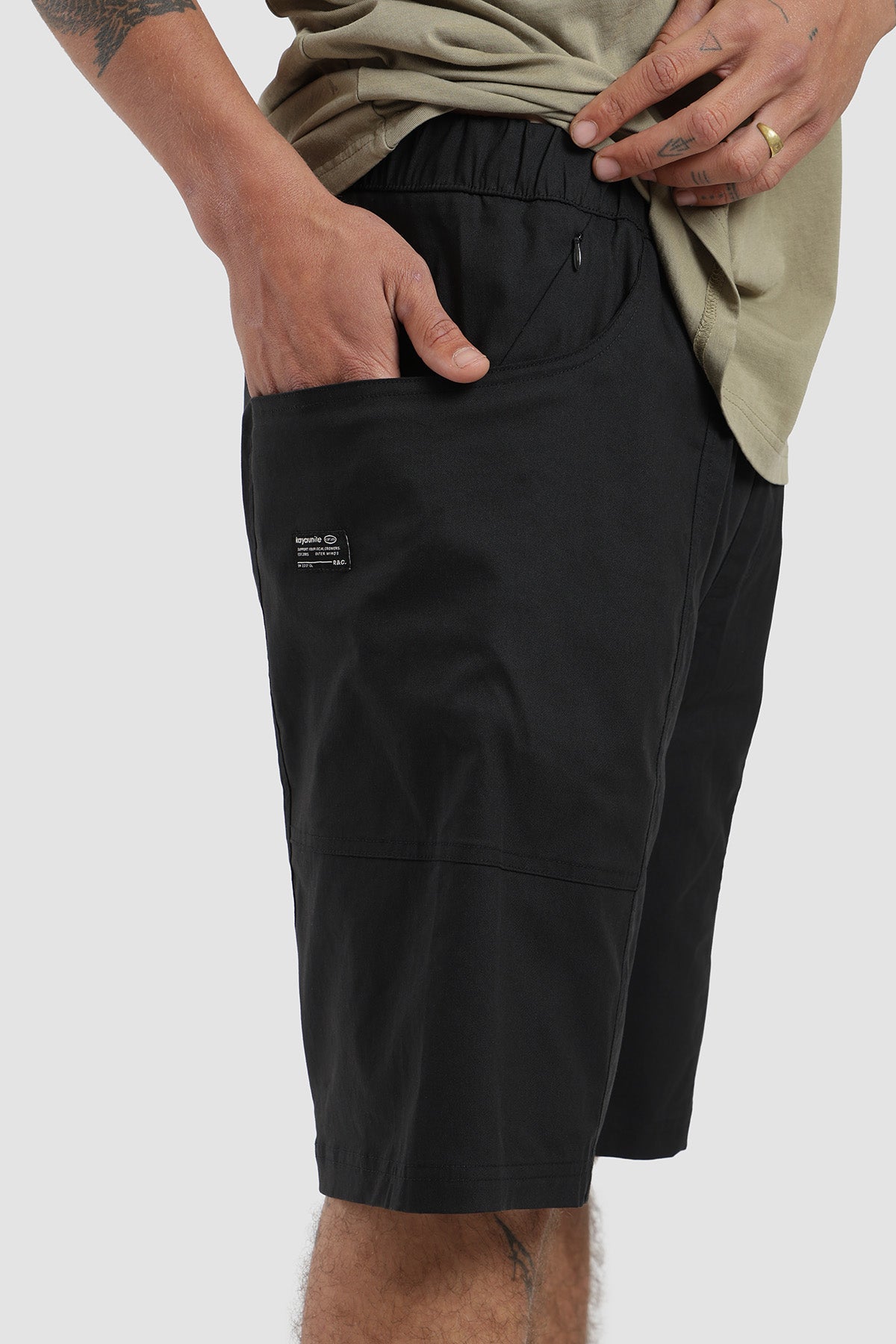 Short Yaka Híbrido Hombre - Negro