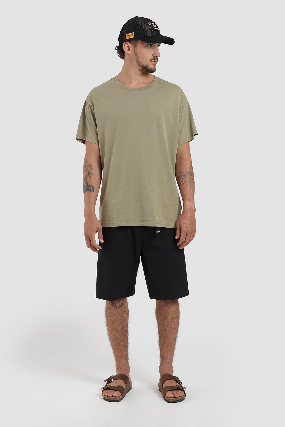 Short Yaka Híbrido Hombre - Negro
