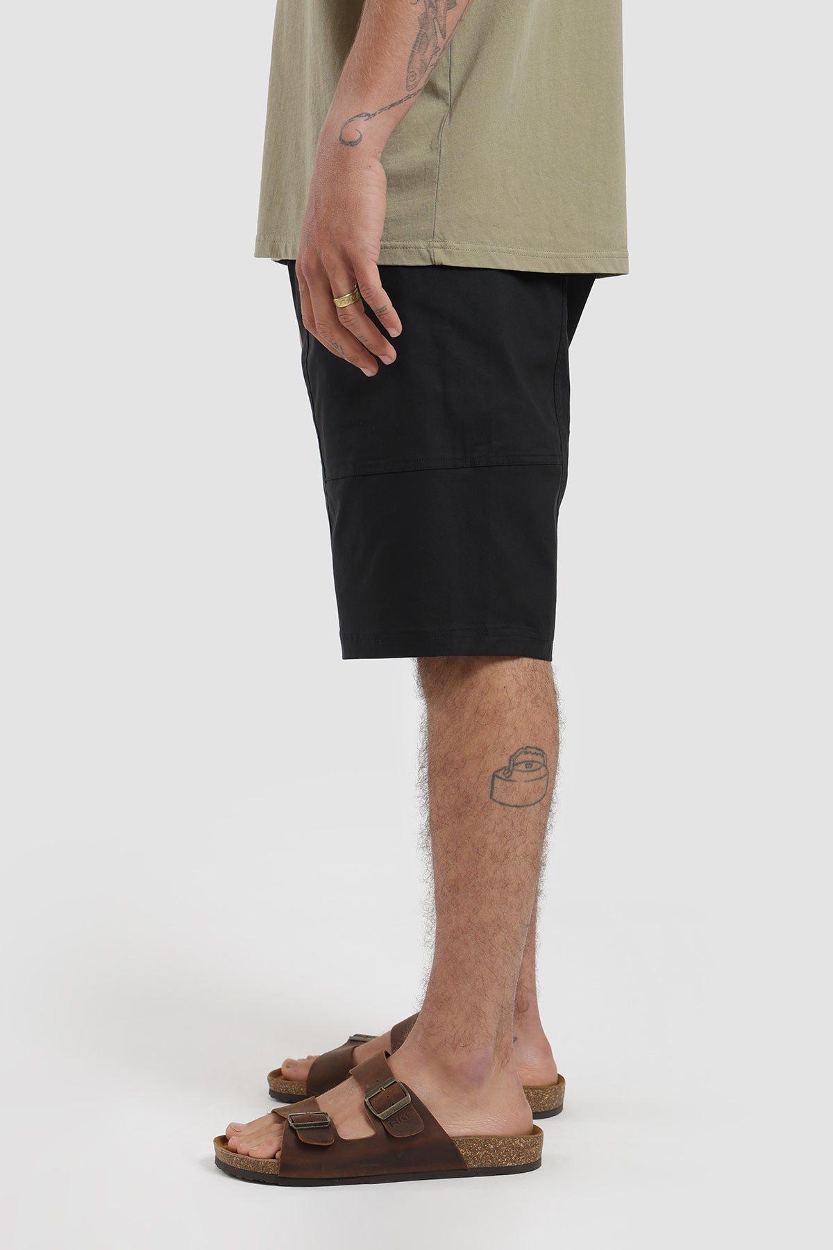 Short Yaka Híbrido Hombre - Negro
