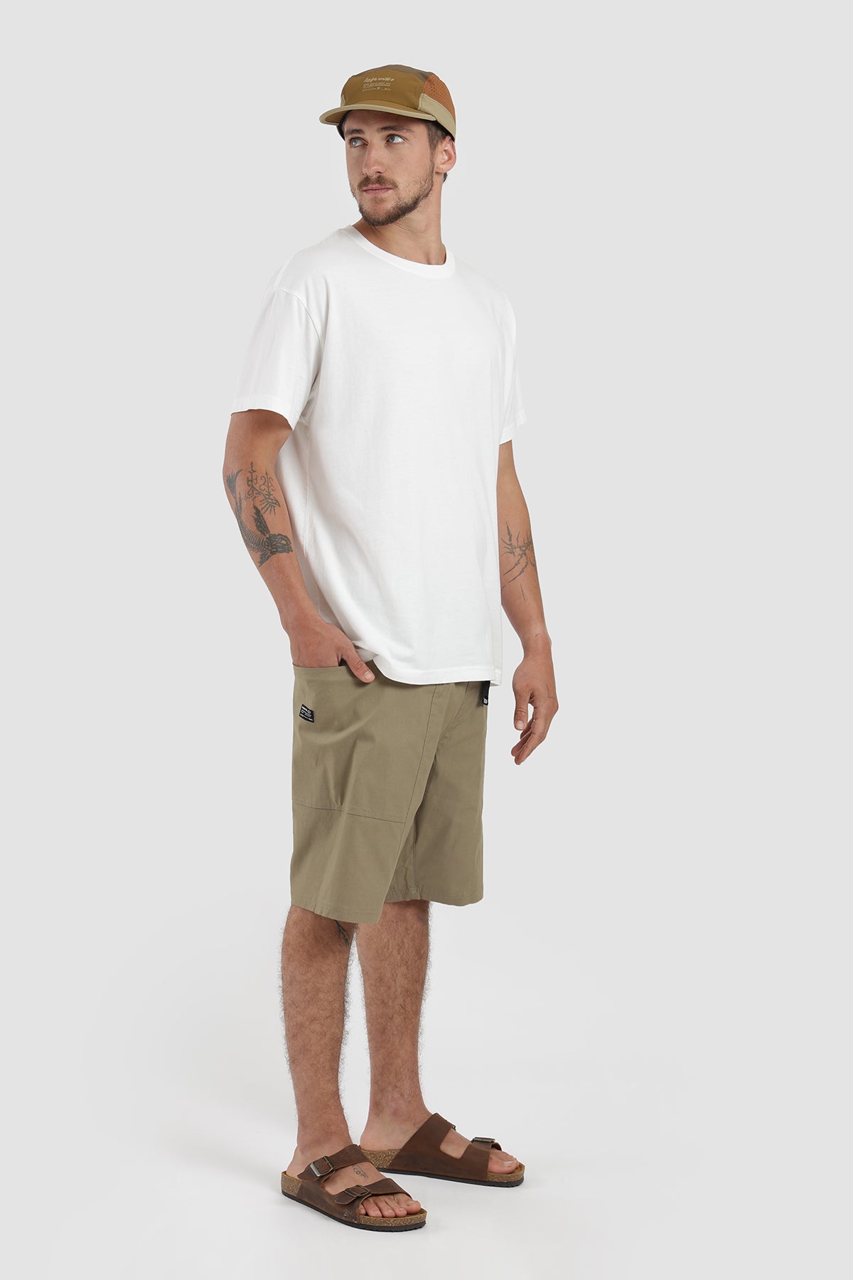 Short Yaka Híbrido Hombre - Oliva