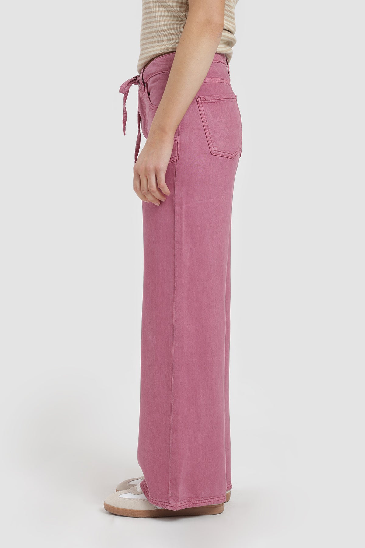 Pantalón Relaxed Verano Tencel Mujer - Rosado