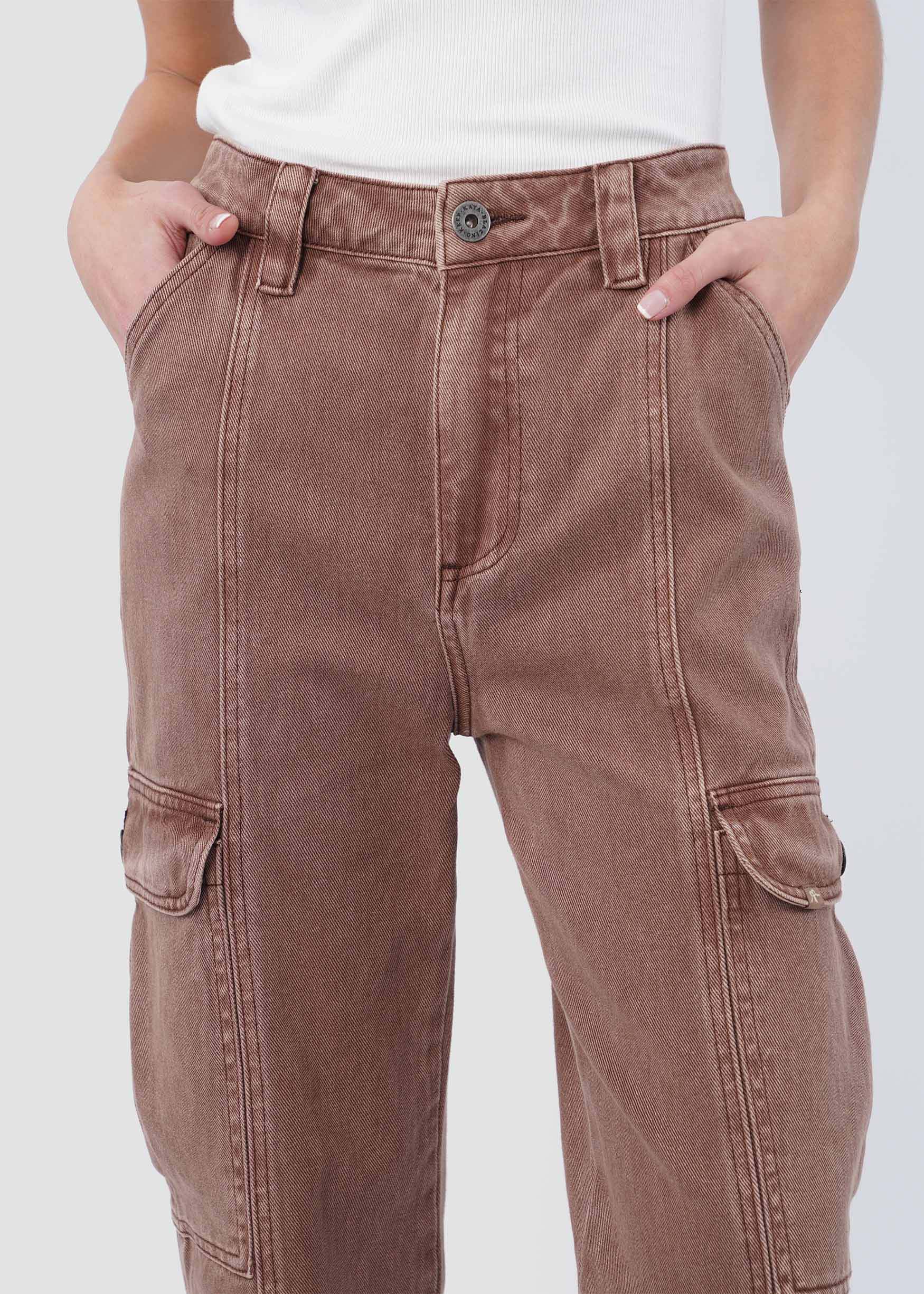Pantalón Mujer Cargo - Rose
