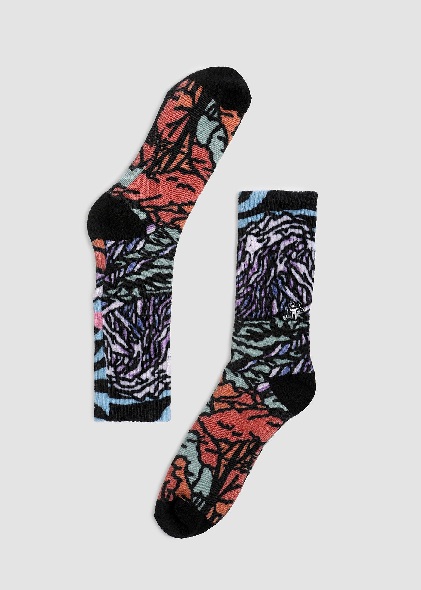 Calcetines Print Las Peinetas - Negro