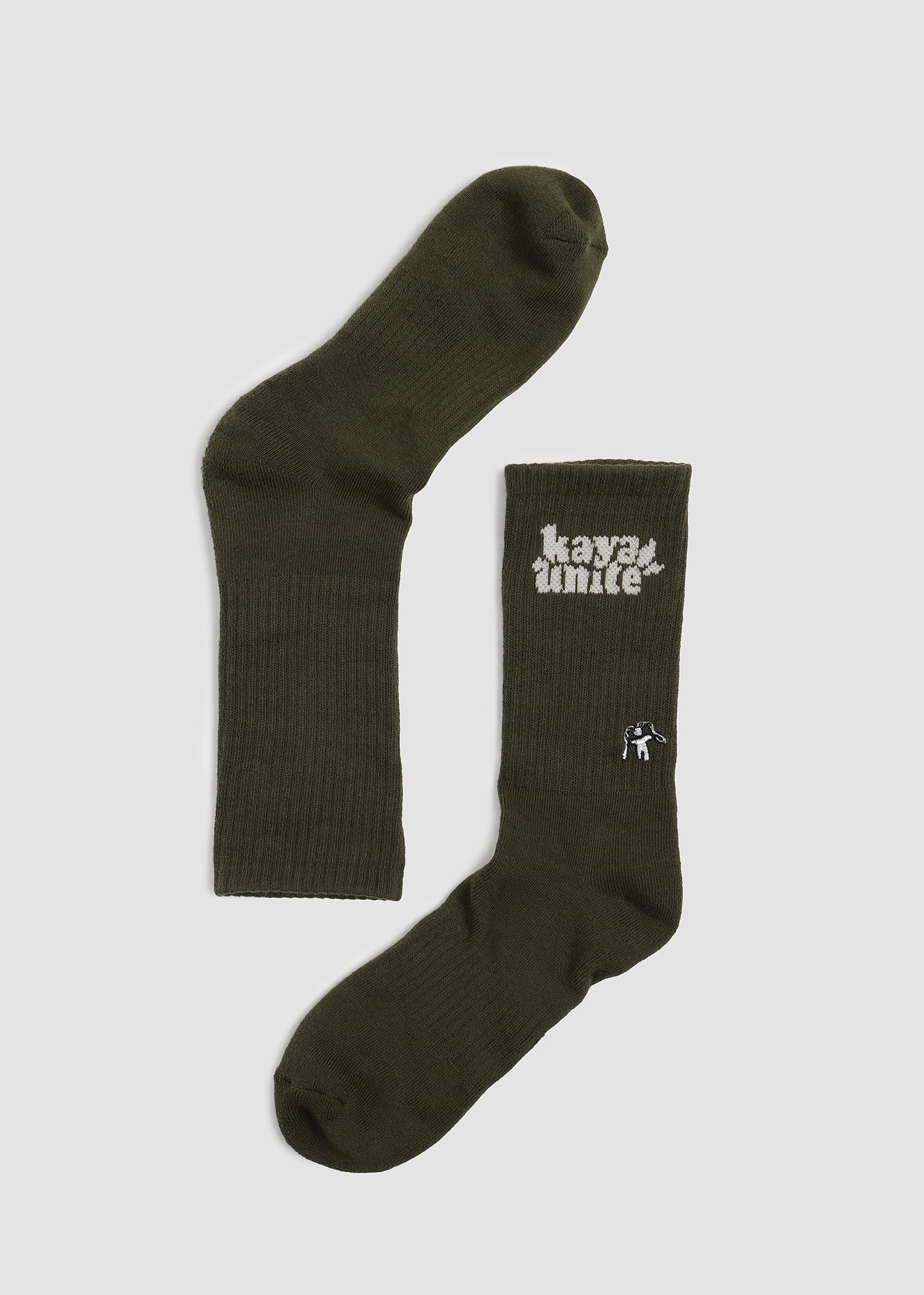 Calcetines Knit Logo - Verde