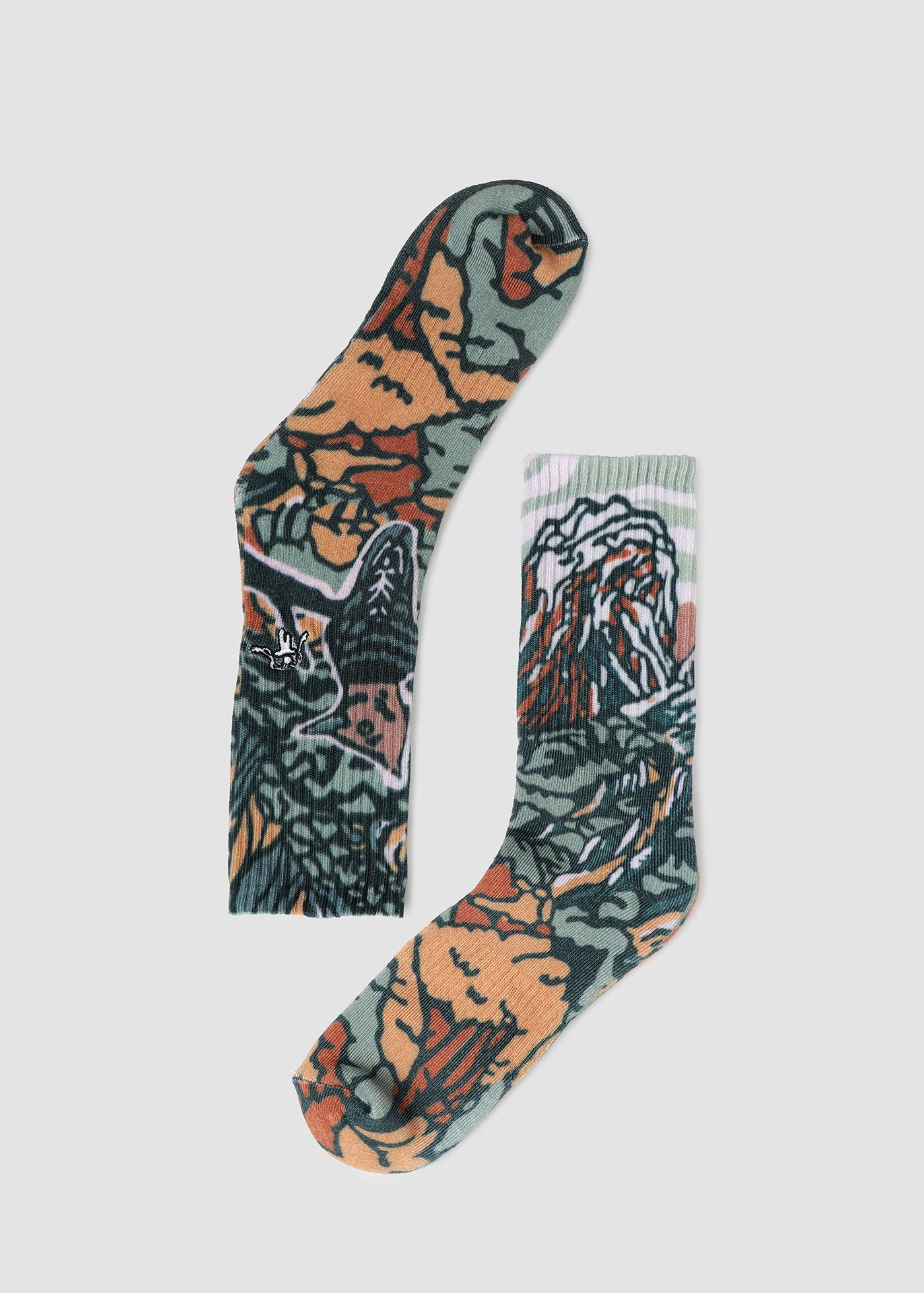 Calcetines Print Carpintero - Verde