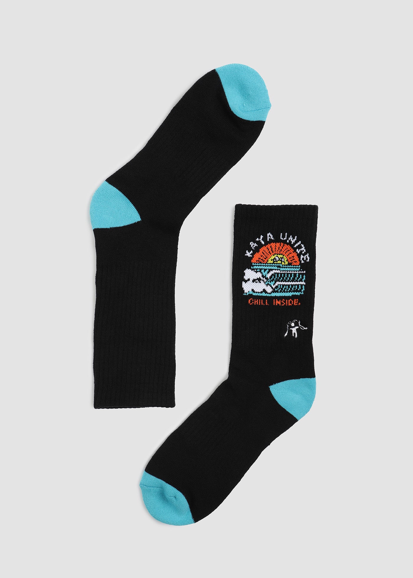 Calcetines Knit Deep - Negro