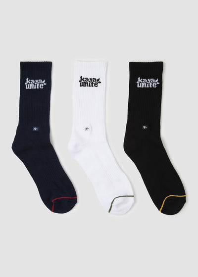 Calcetines Largos Pack Algodón Faja 3 Pares Hombre - Multicolor Lavender