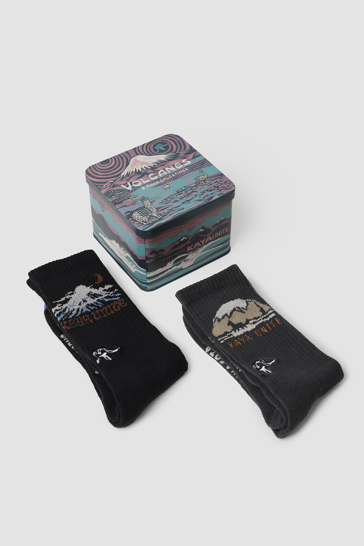 Calcetines 2 Pack Volcanes Parinacota - Osorno - Azul