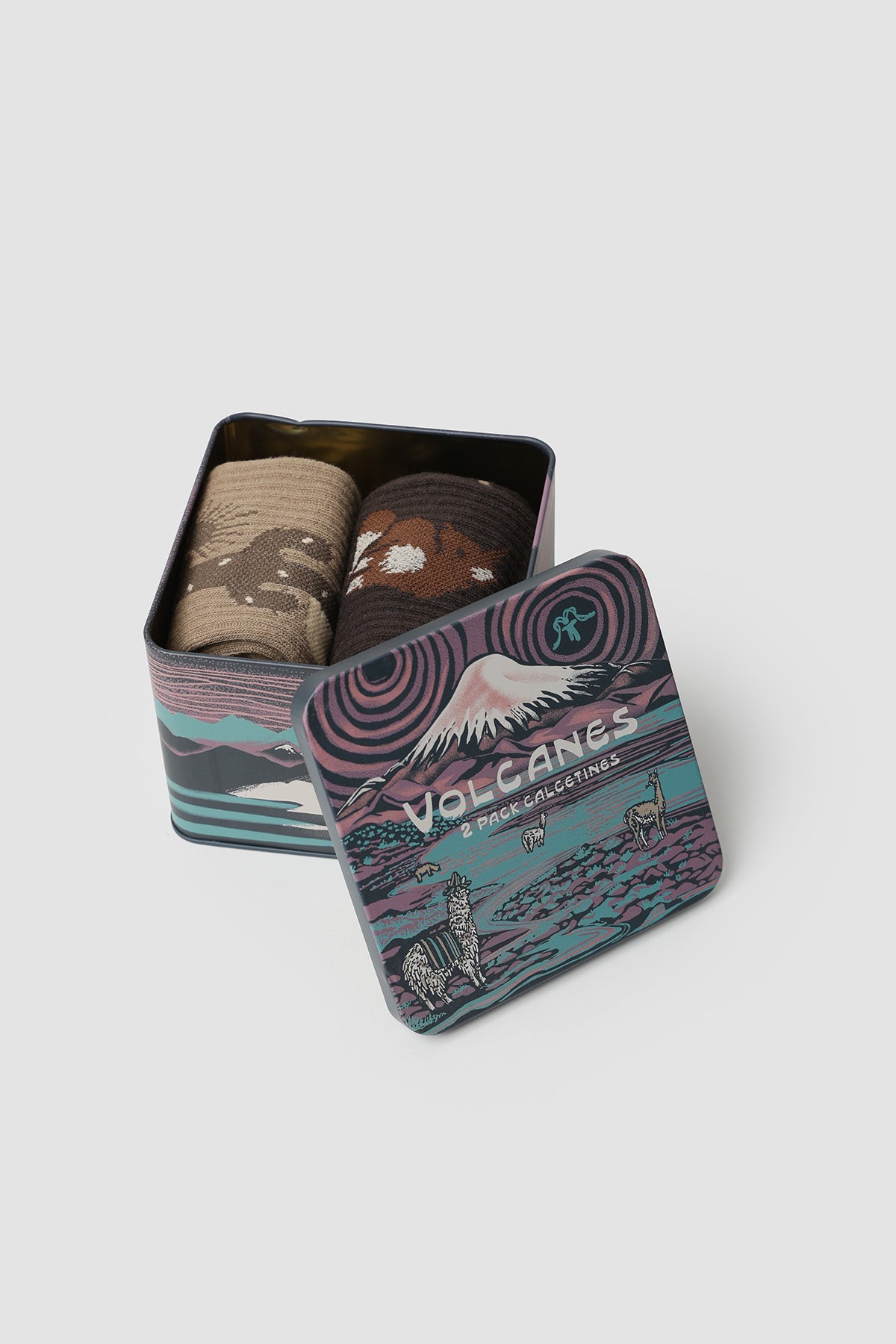 Calcetines 2 Pack Volcanes Parinacota - Osorno - Azul