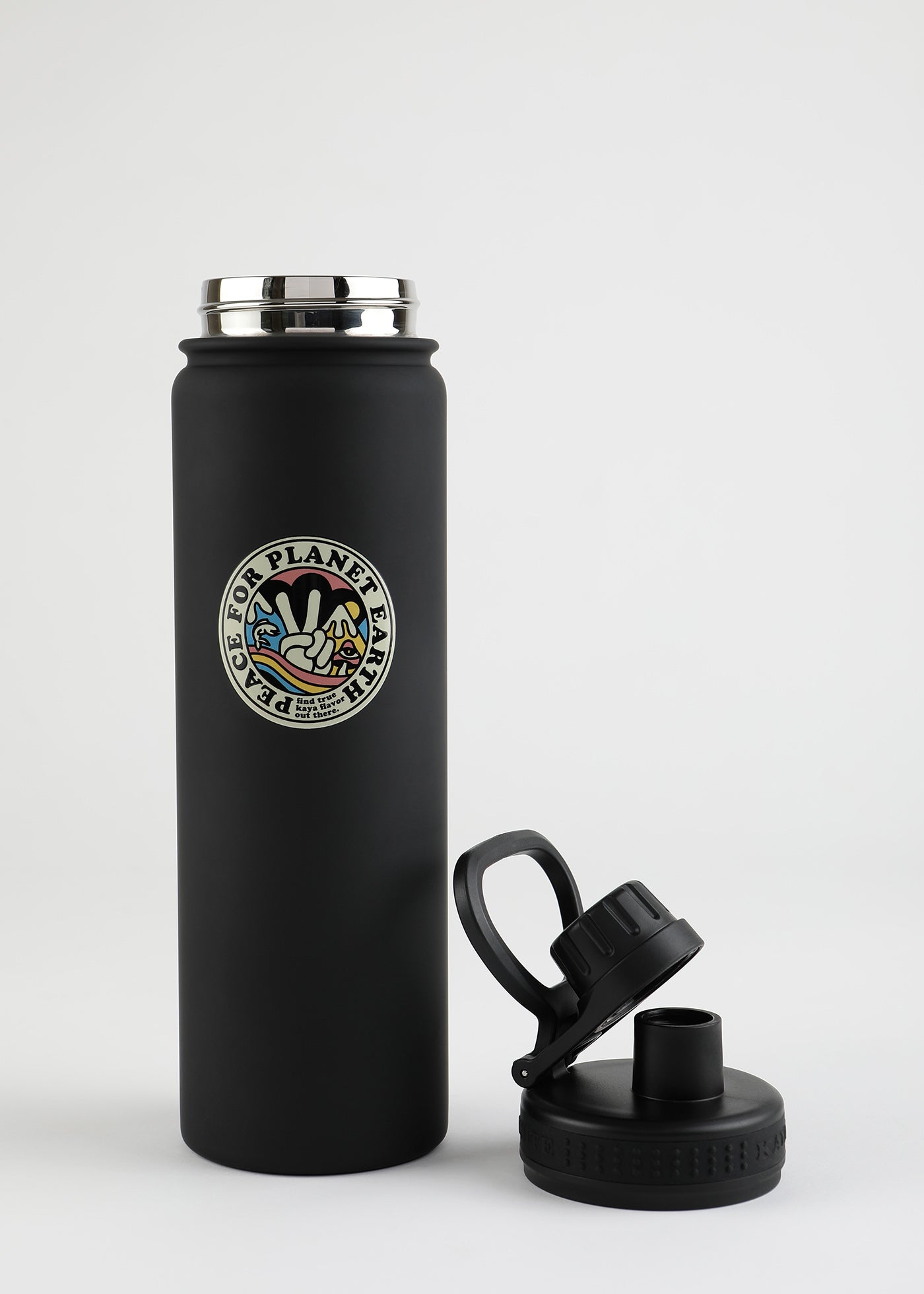 Botella Nomade 650Ml Peace - Negro
