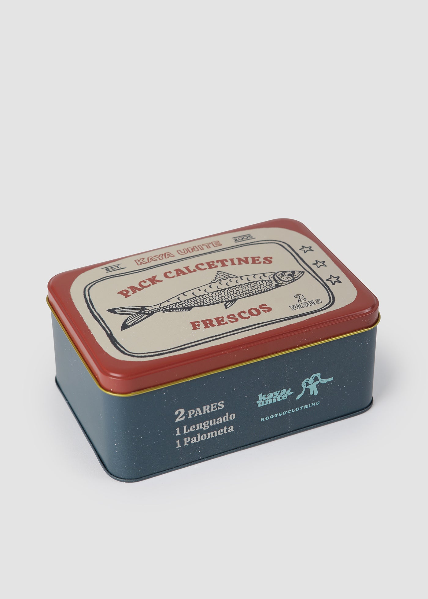 Pack Regalable Calcetines Pez - Lata Roja