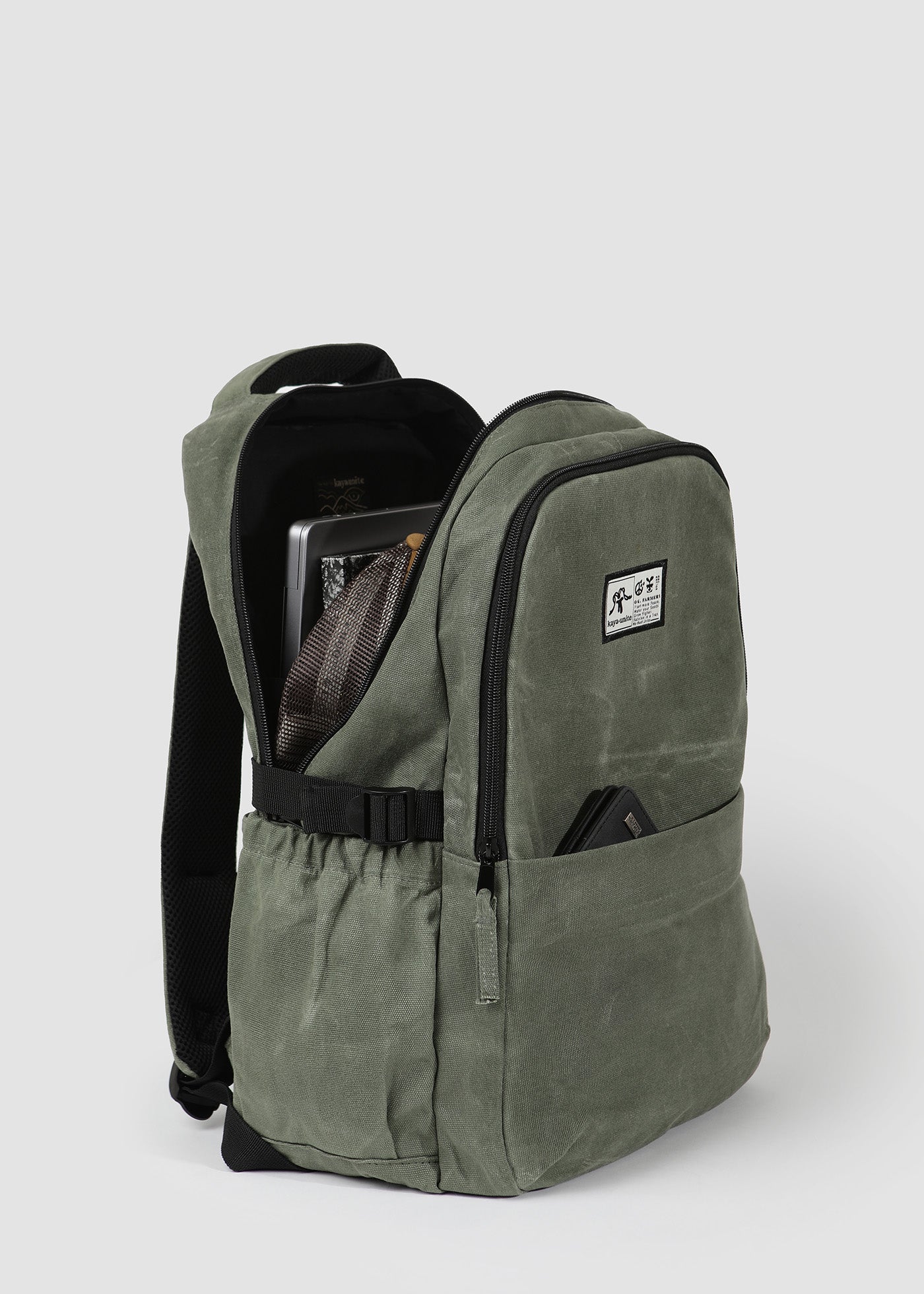 Mochila Daily Canvas 24L Verde - Kaya Unite