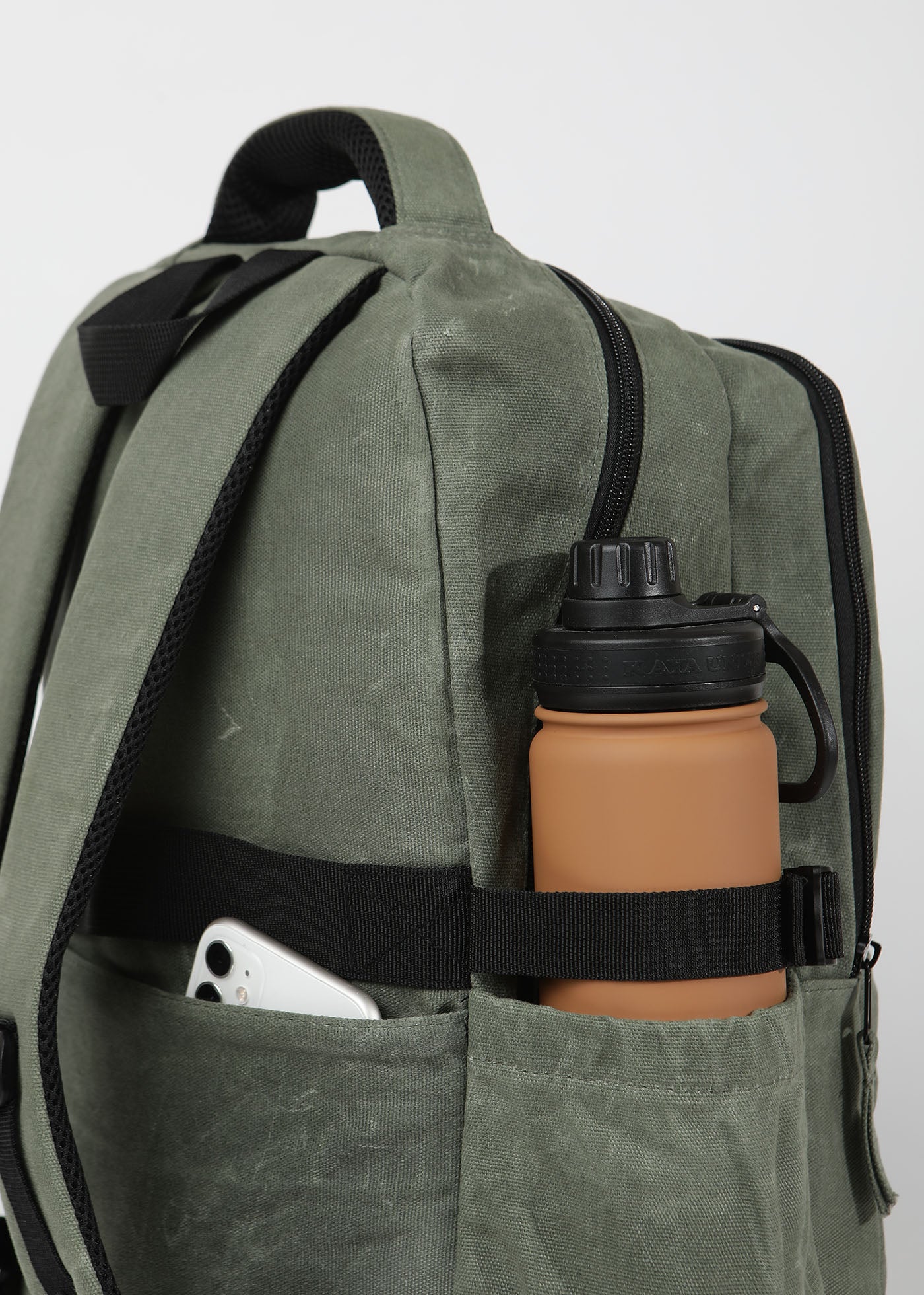 Mochila Daily Canvas 24L Verde - Kaya Unite