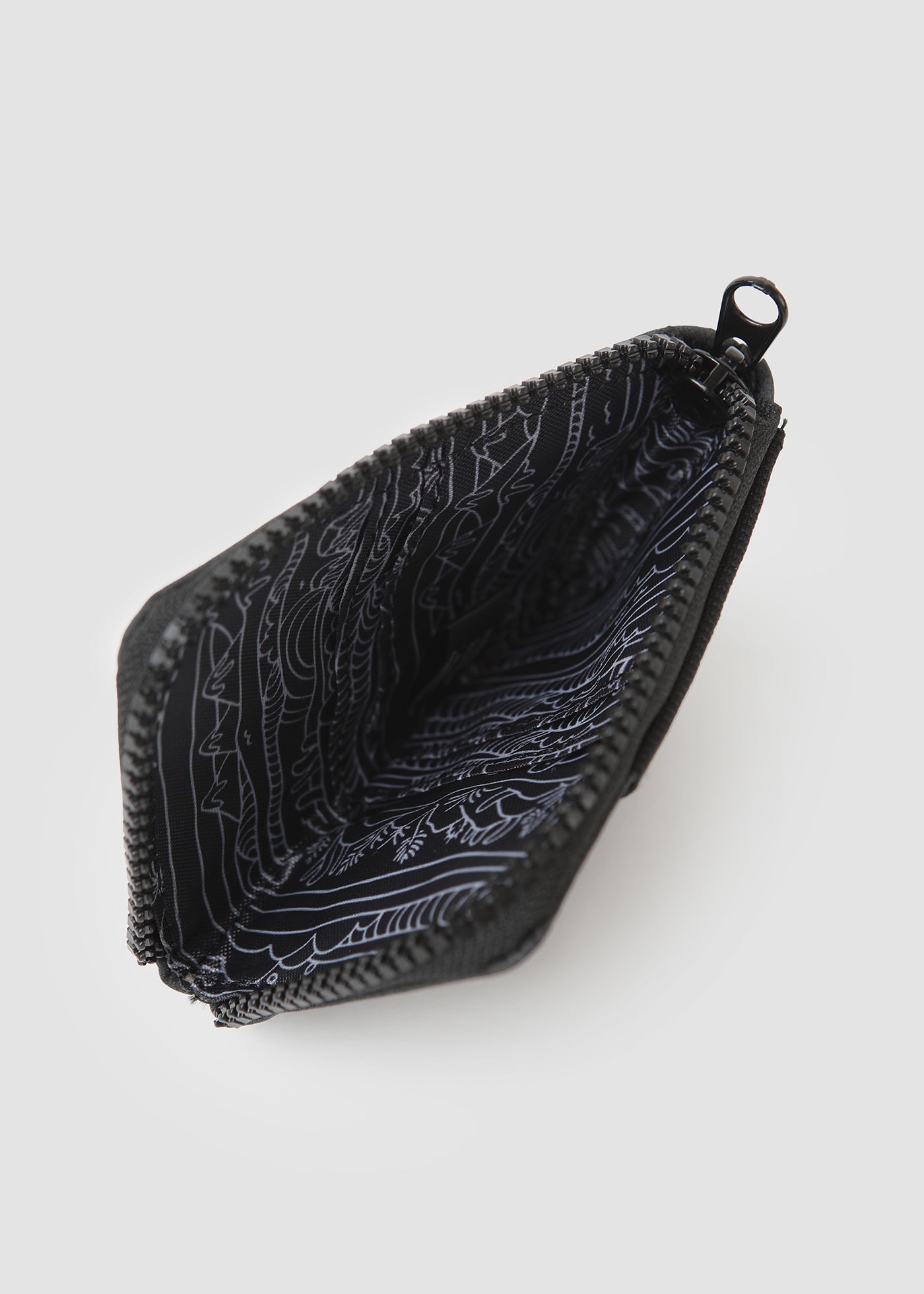 Billetera Zipper - Negro