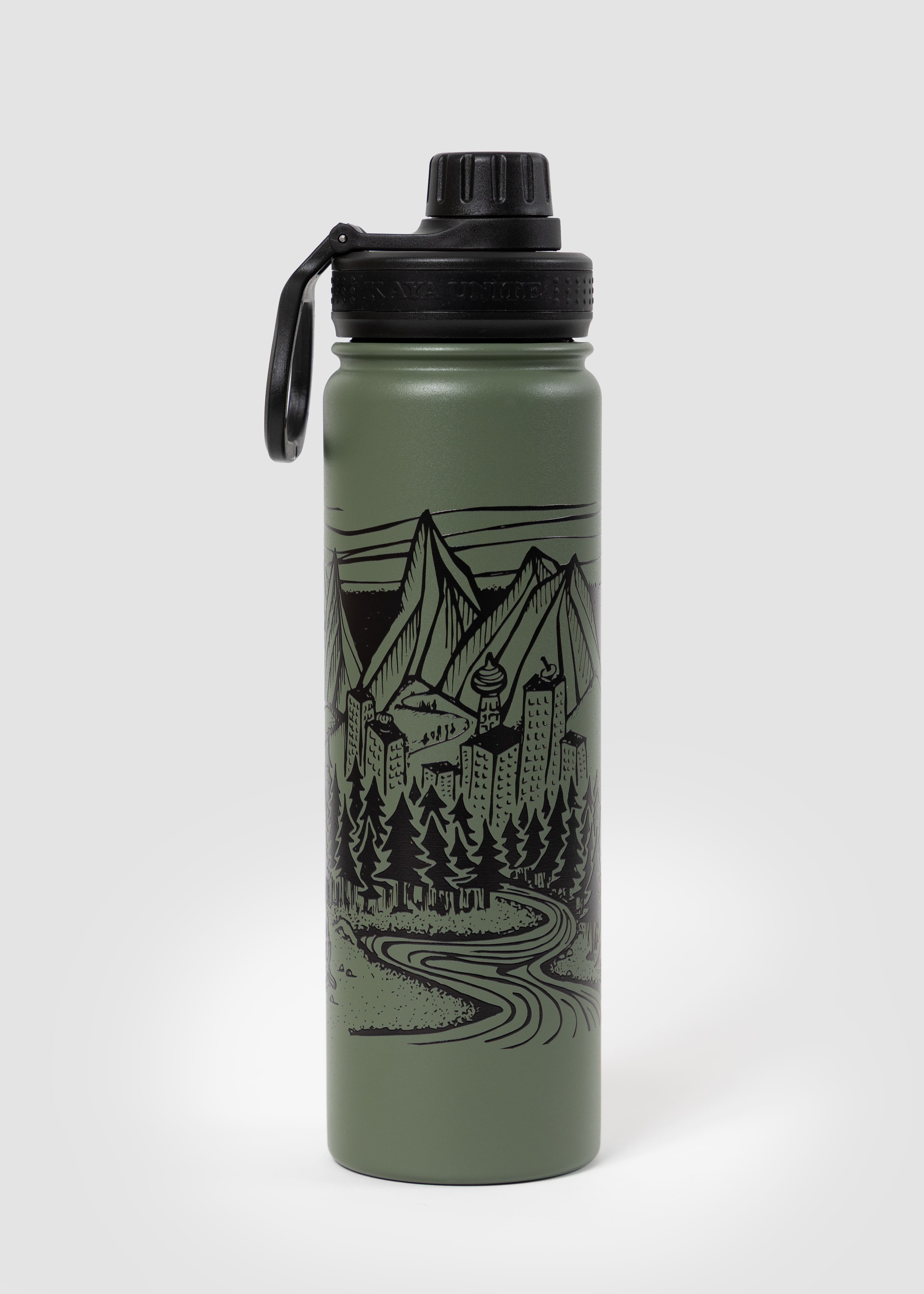 Botella Térmica Acero Nature To City 650Ml - Verde