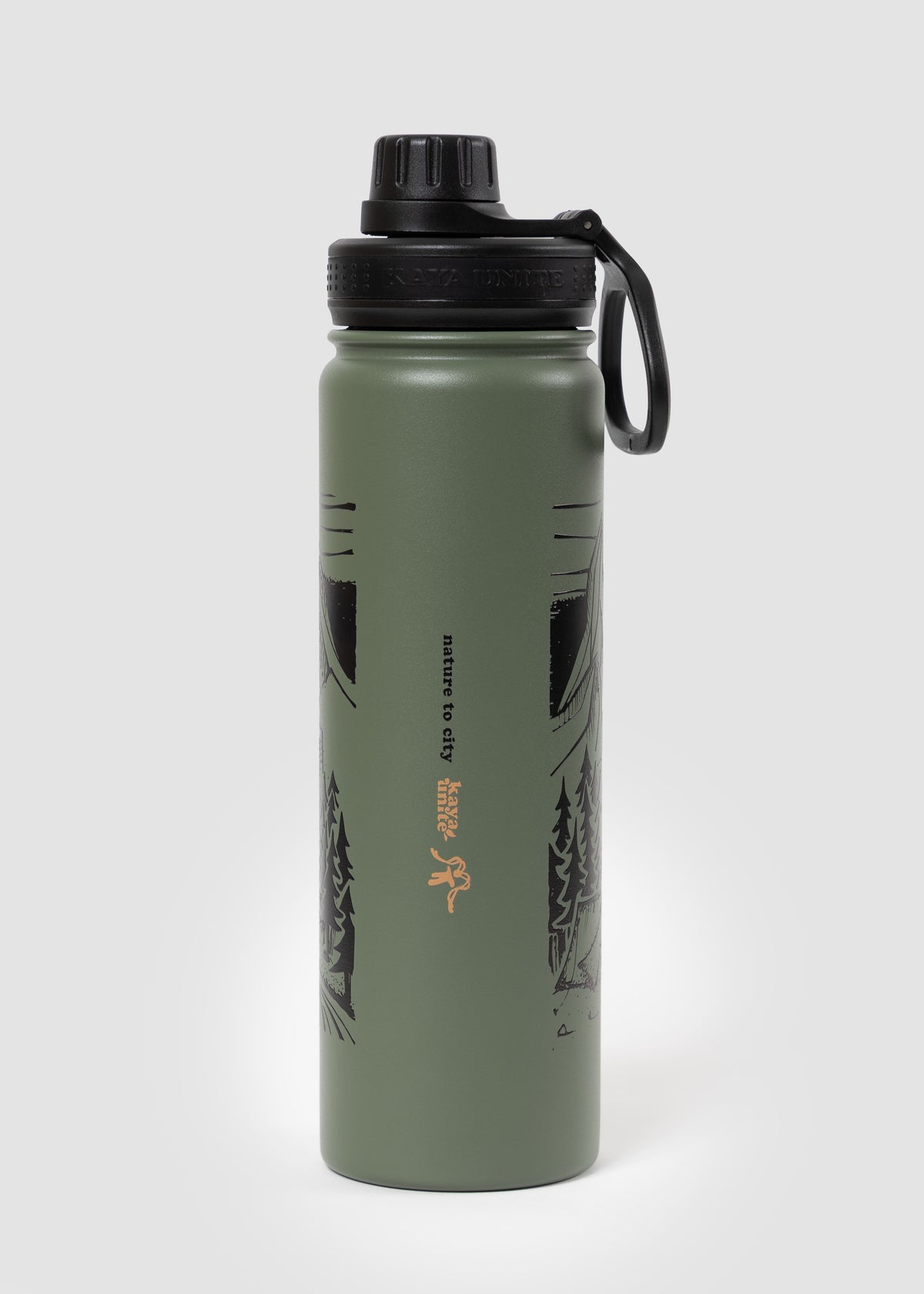 Botella Térmica Acero Nature To City 650Ml - Verde