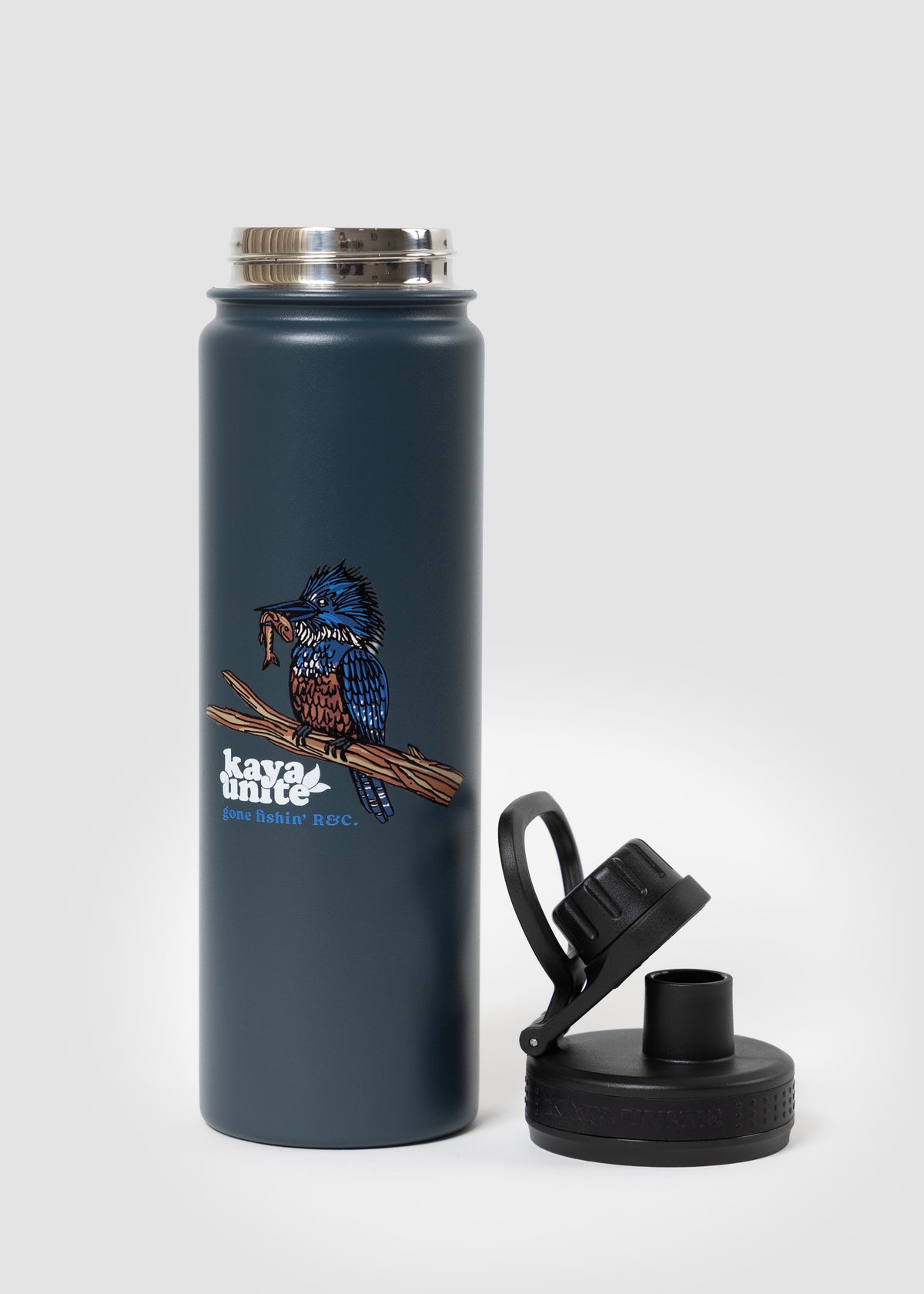 Botella Térmica Acero Pescador 650Ml - Azul
