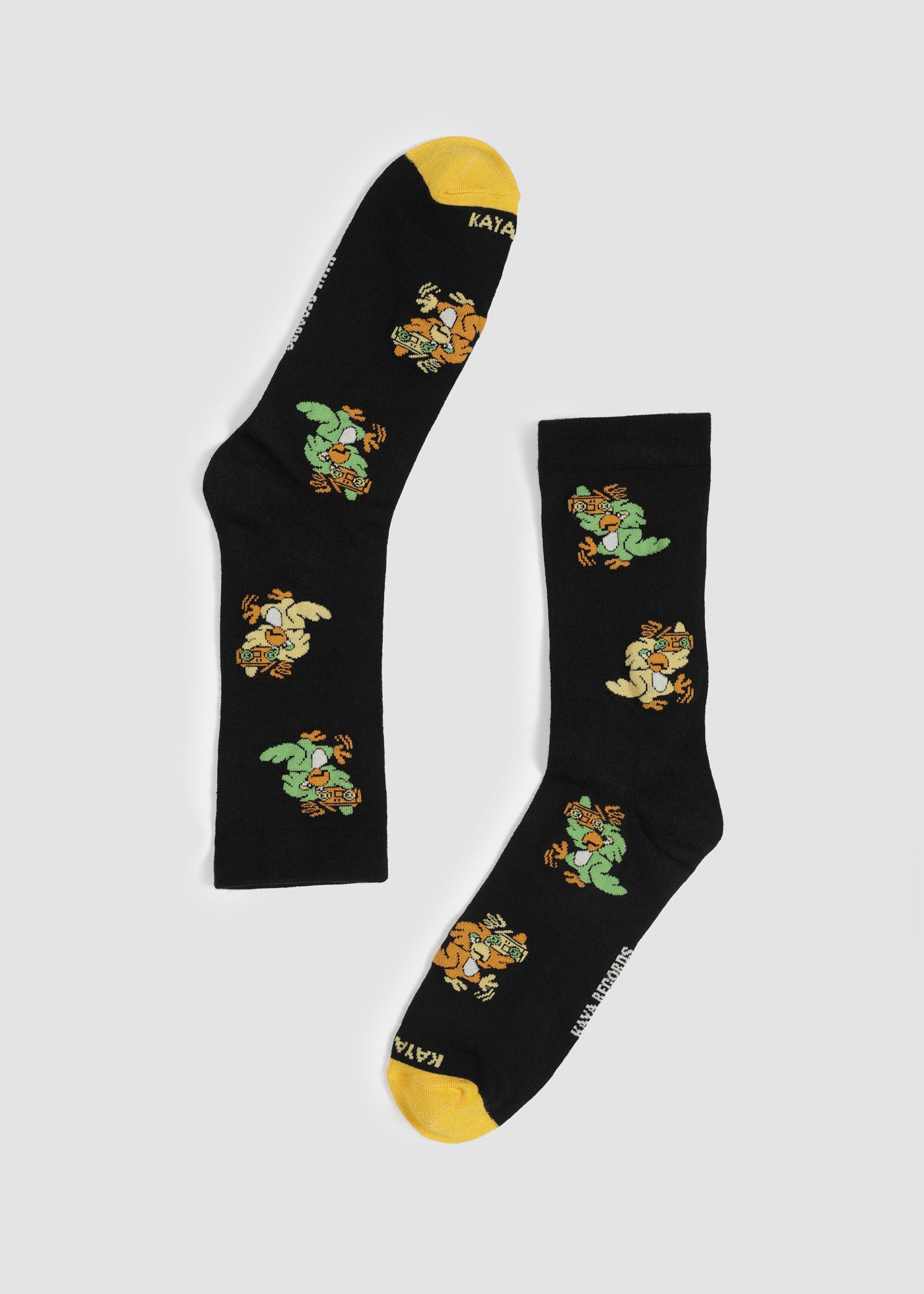 Calcetines Bamboo Daily Records Hombre - Negro