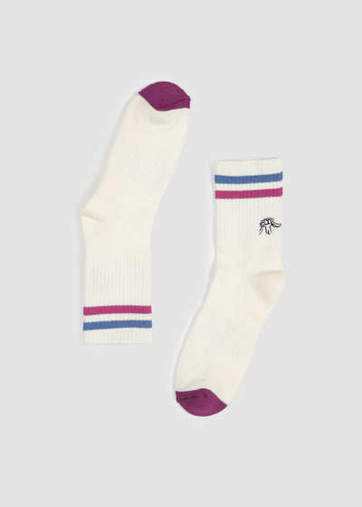 Calcetines Bamboo Sport Classic Mujer - Blanco