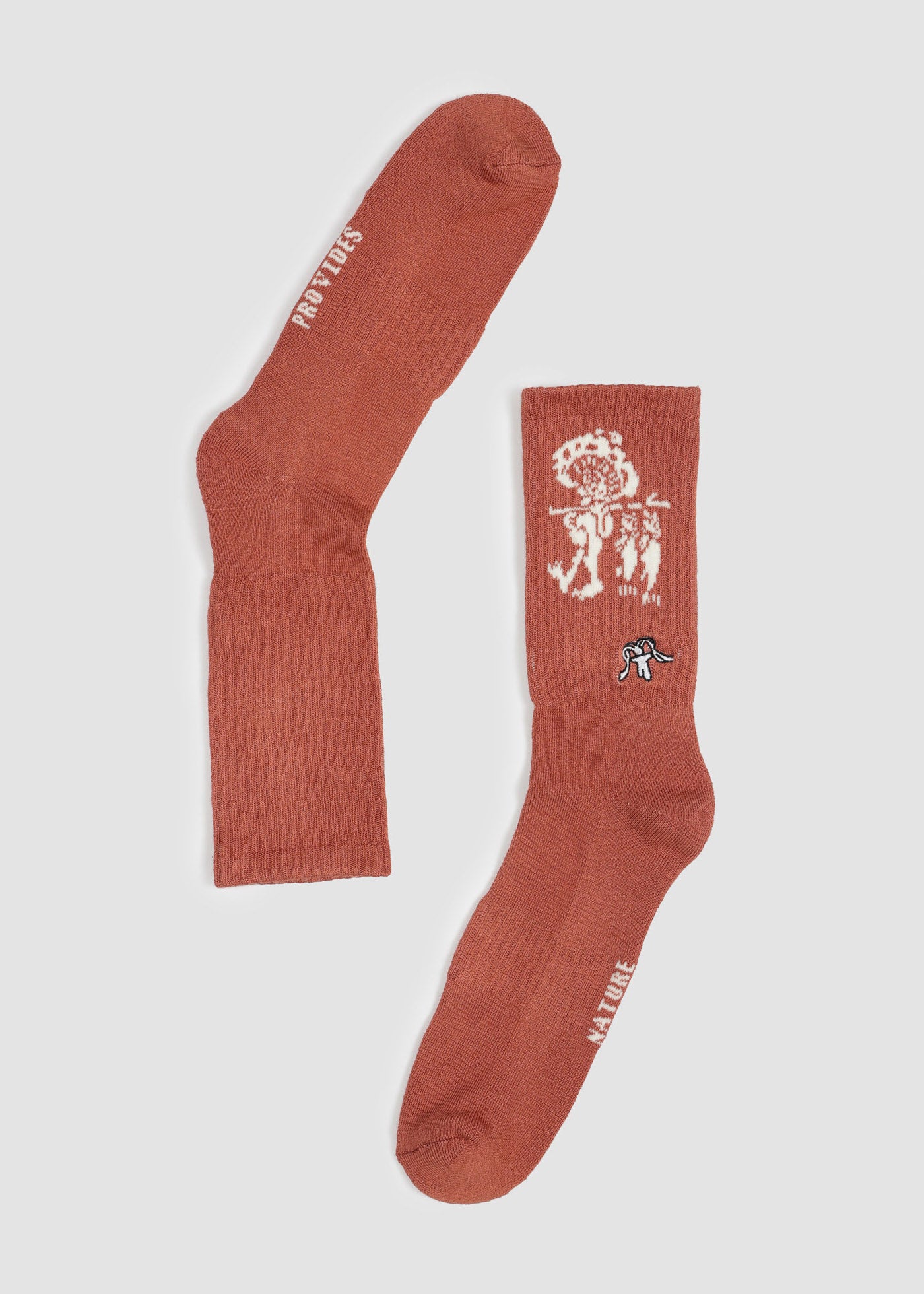 Calcetines Bamboo Sport Nature Hombre - Brick