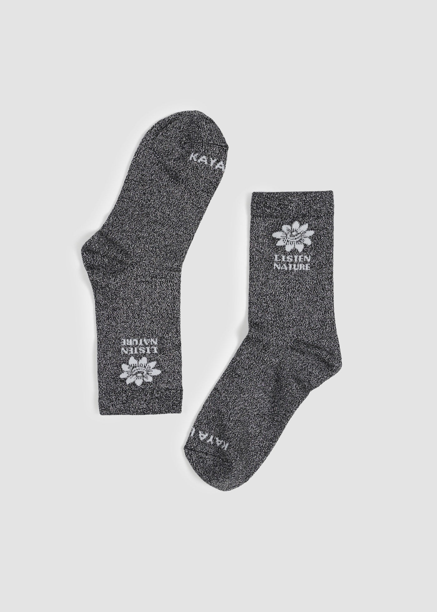 Calcetines Bamboo Daily Records Hombre - Negro