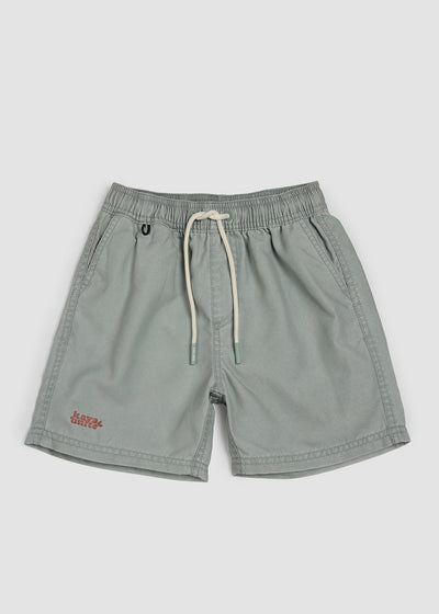 Traje de Baño Short Volley Nylon Niños - Menta Dark Gray