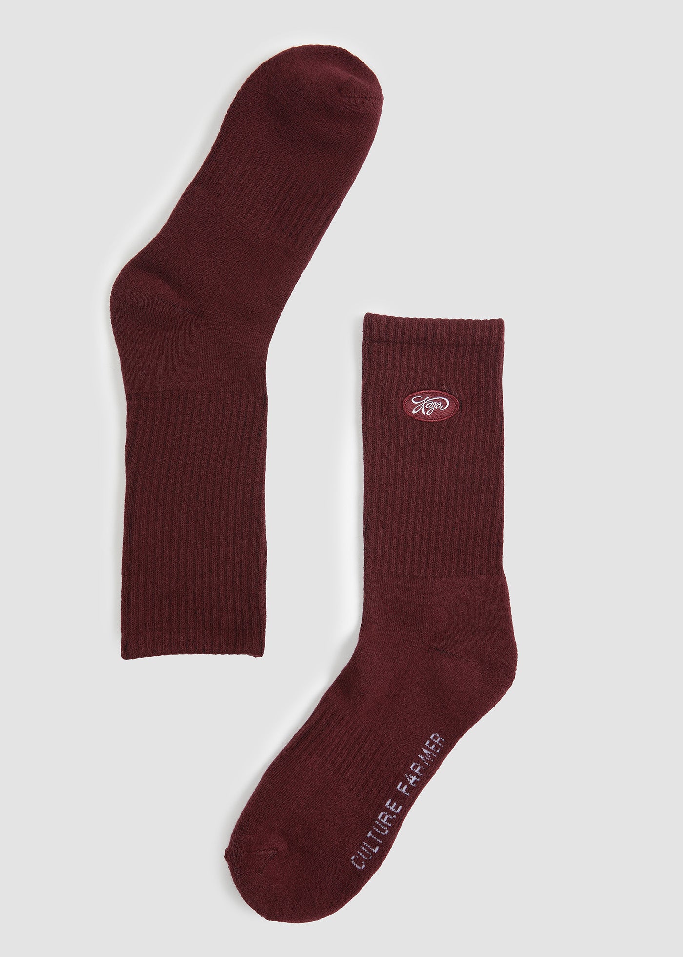 Calcetines Retro S/M - Burdeo