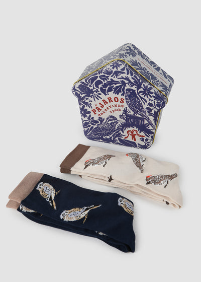 Calcetines Largos Pack Bamboo Lata Ave Hombre - Navy Lavender