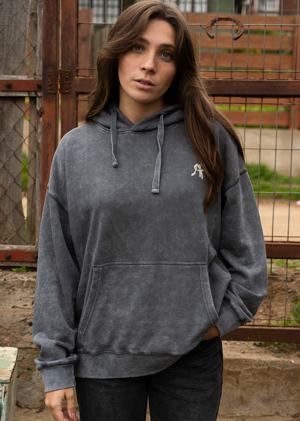 Polerón Hoodie Ligero Mujer Listen Navy