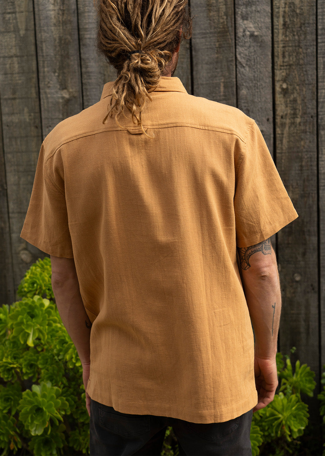 Camisa Lino Camel