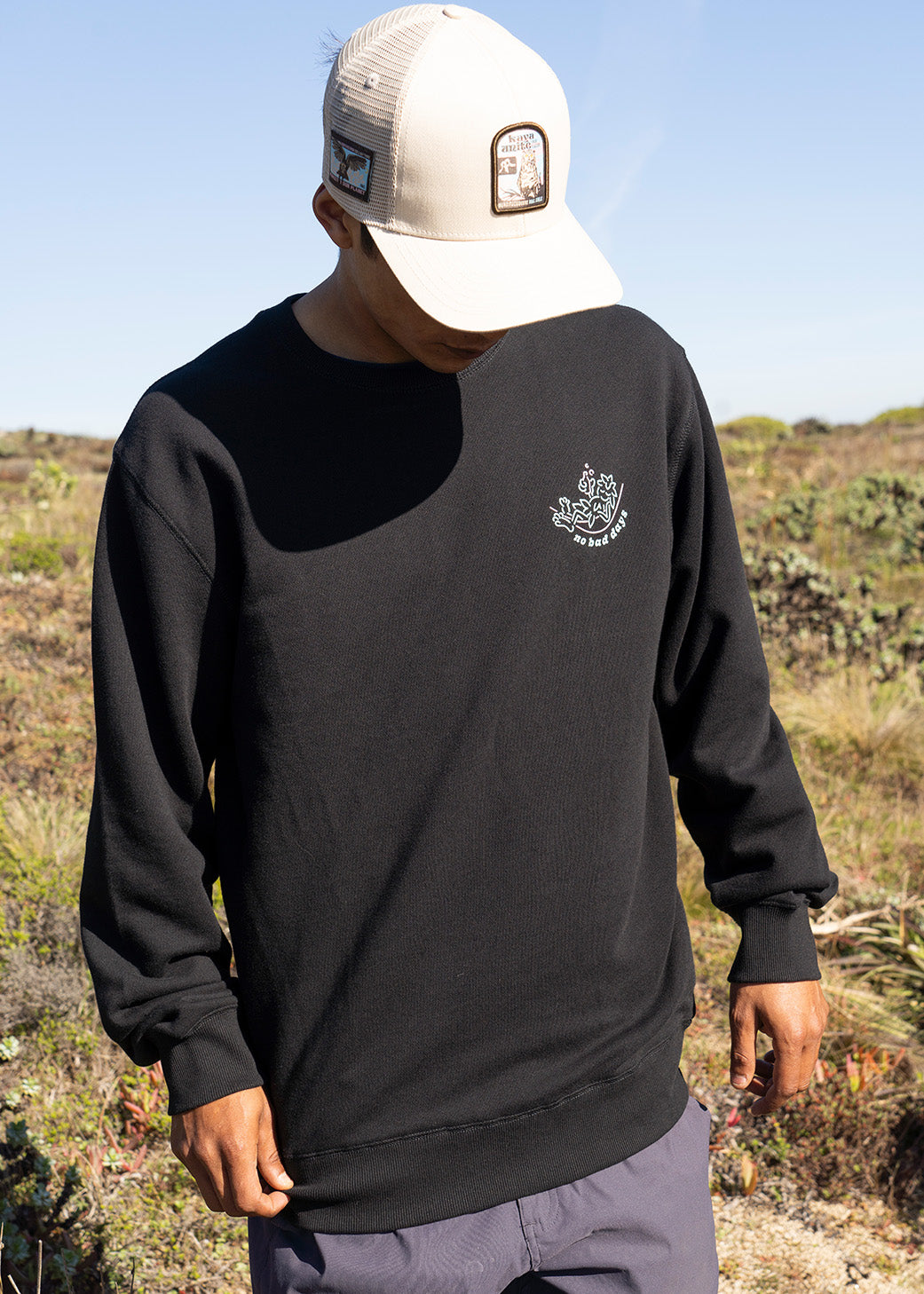 Polerón Crewneck No Bad Black