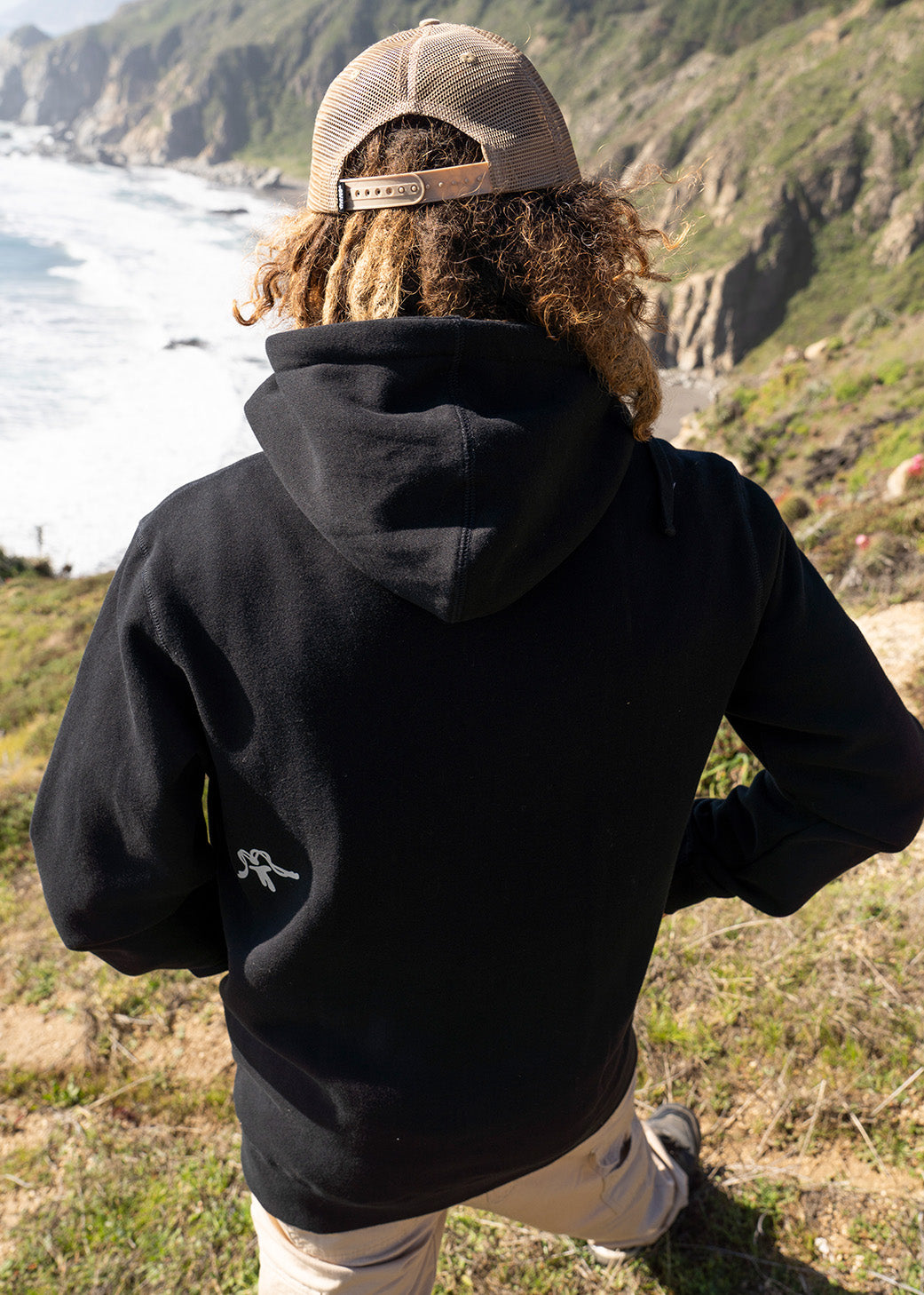 Polerón Full Zip Rasta Black