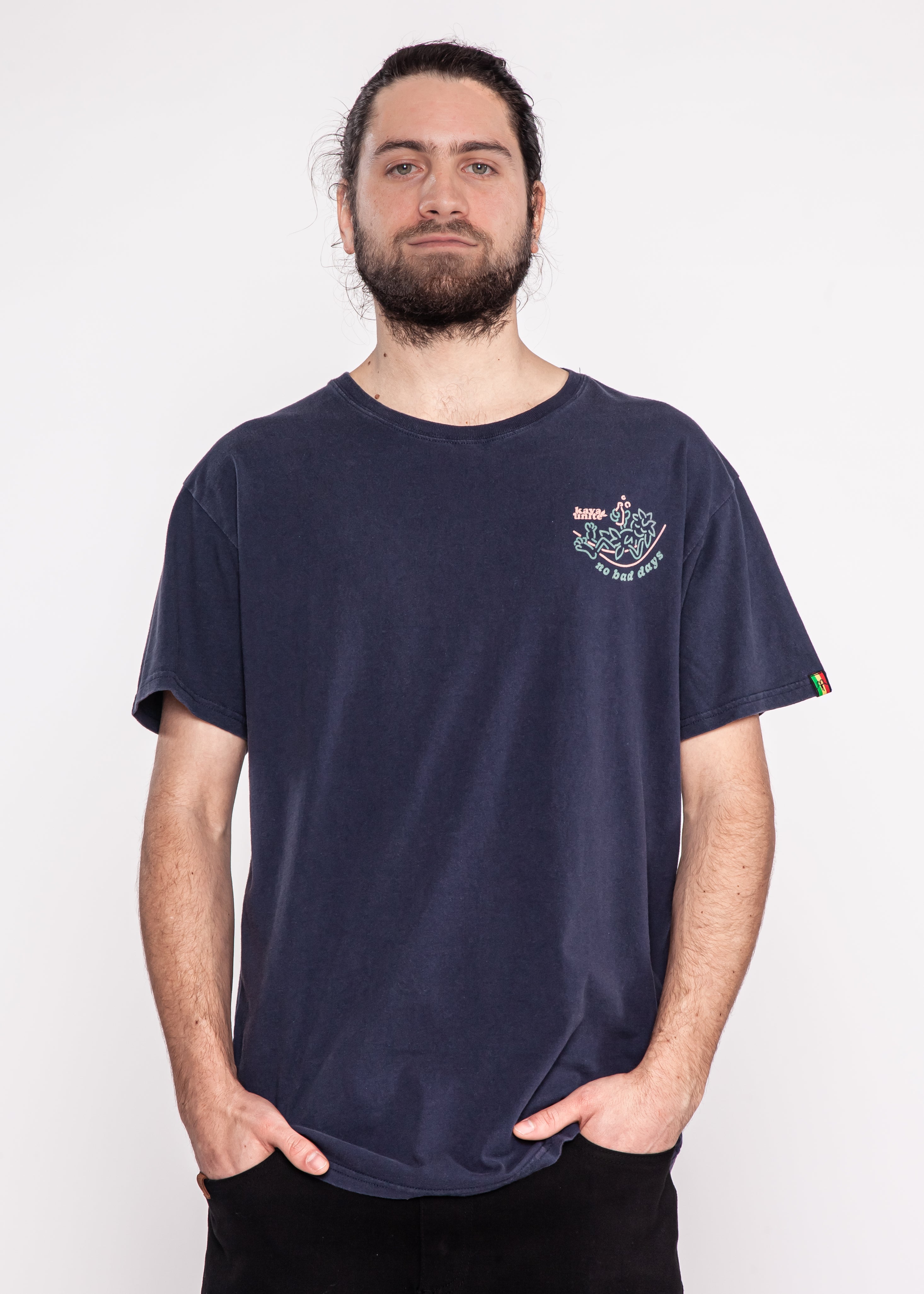 T-Shirt Lager Navy Pink