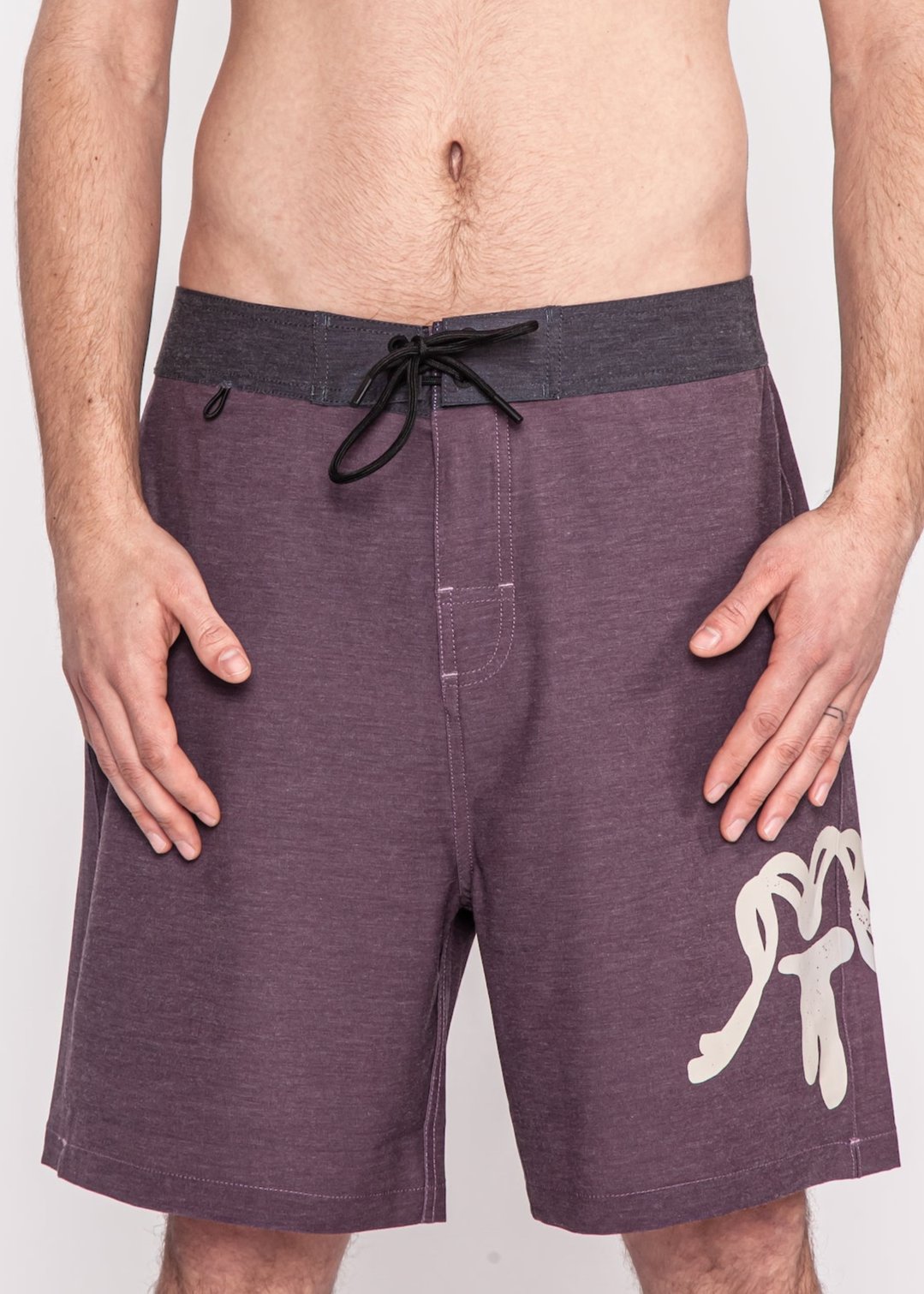 Traje de Baño Boardshort Nylon Aqua Hombre - Burdeo