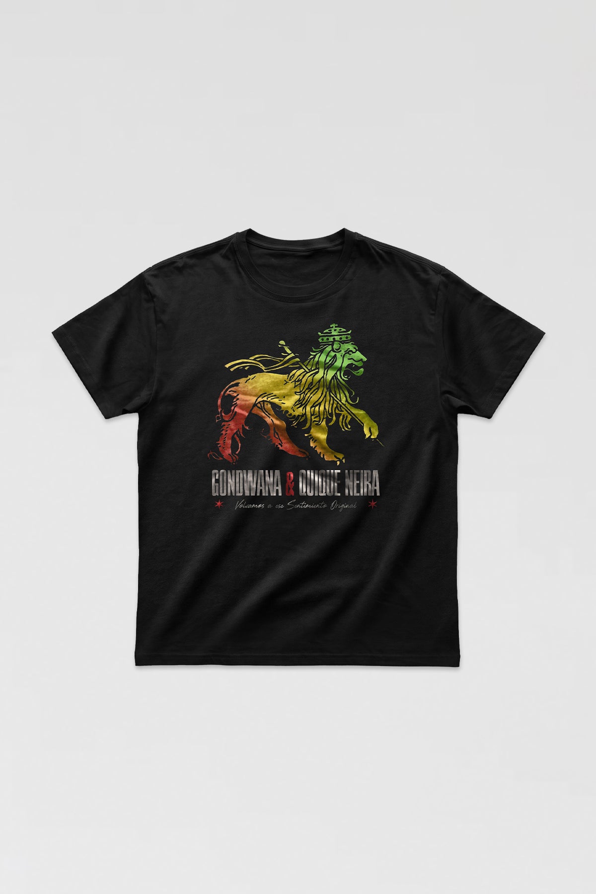 Polera Oficial Algodón Gondwana León Frontal Hombre