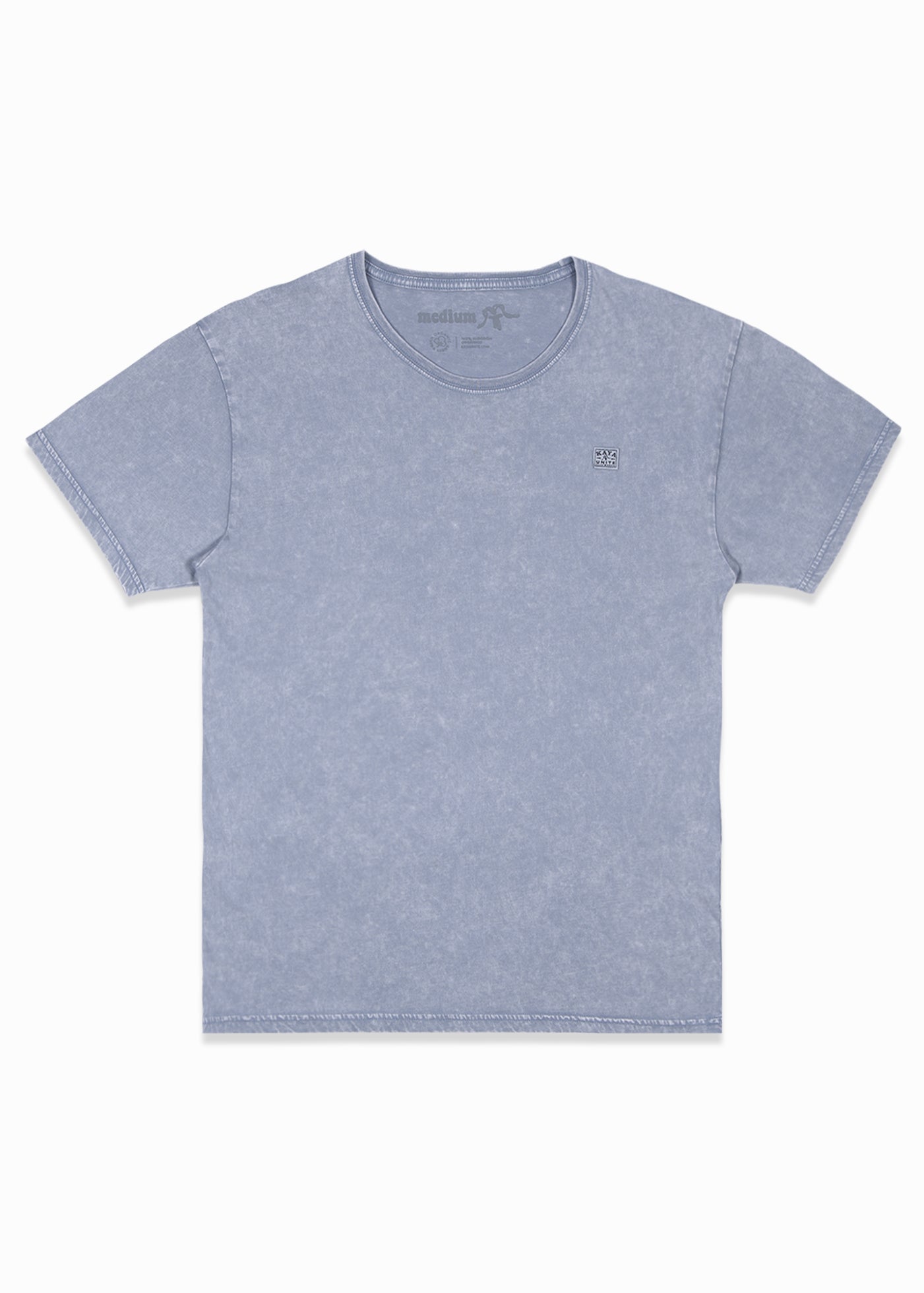 Polera Orgánica Daily Lt Denim