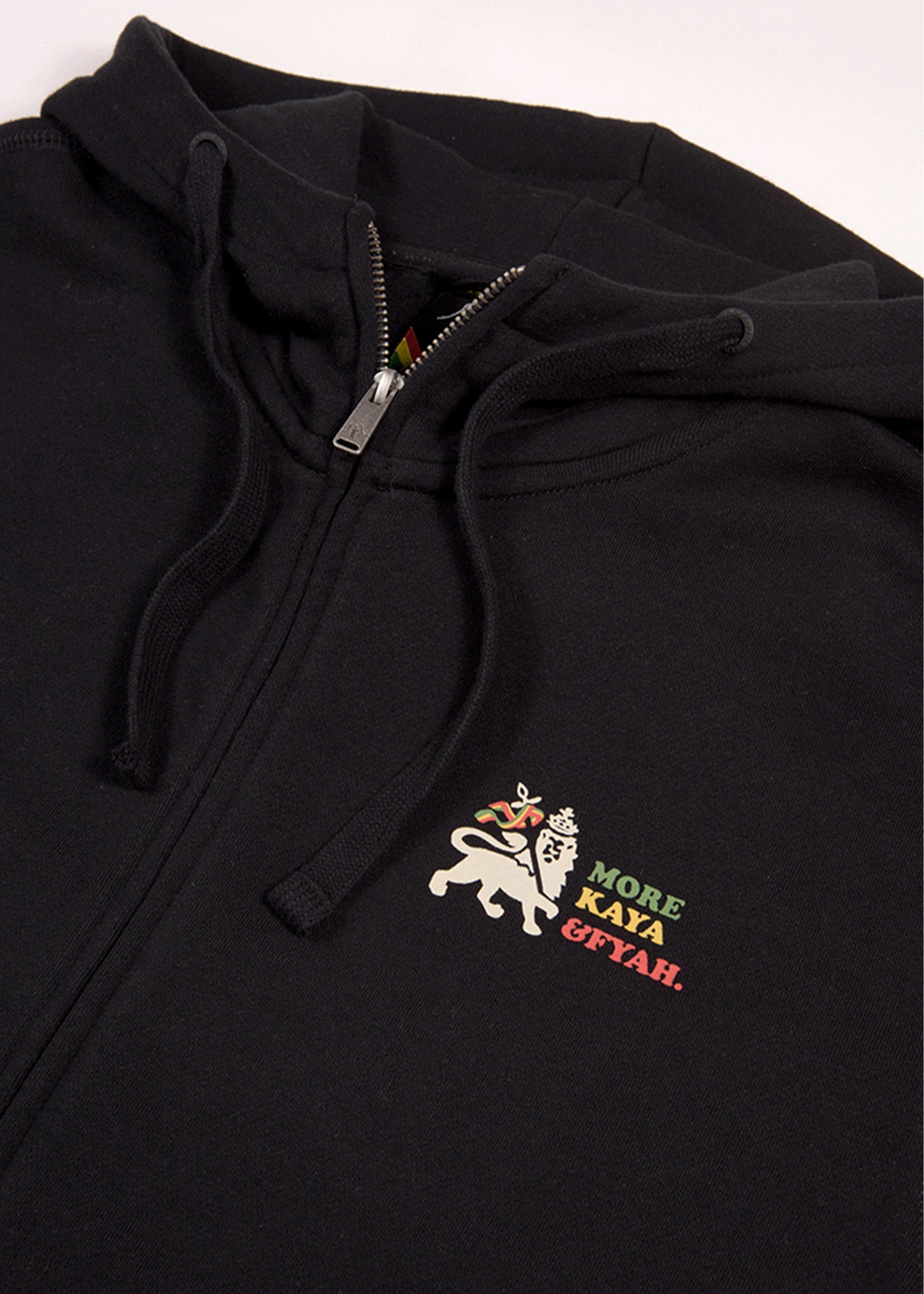 Polerón Full Zip Rasta Black