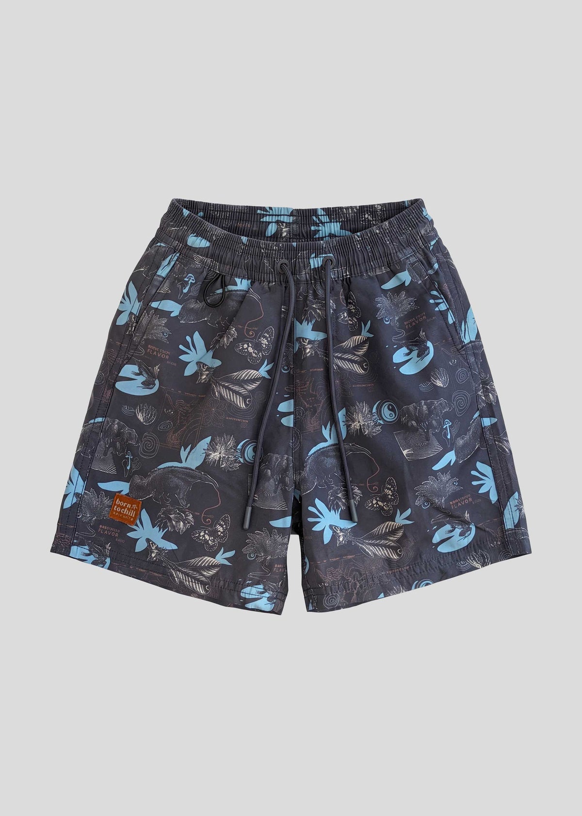 Traje De Baño Niño Volley Rooted Kids - Azul Marino