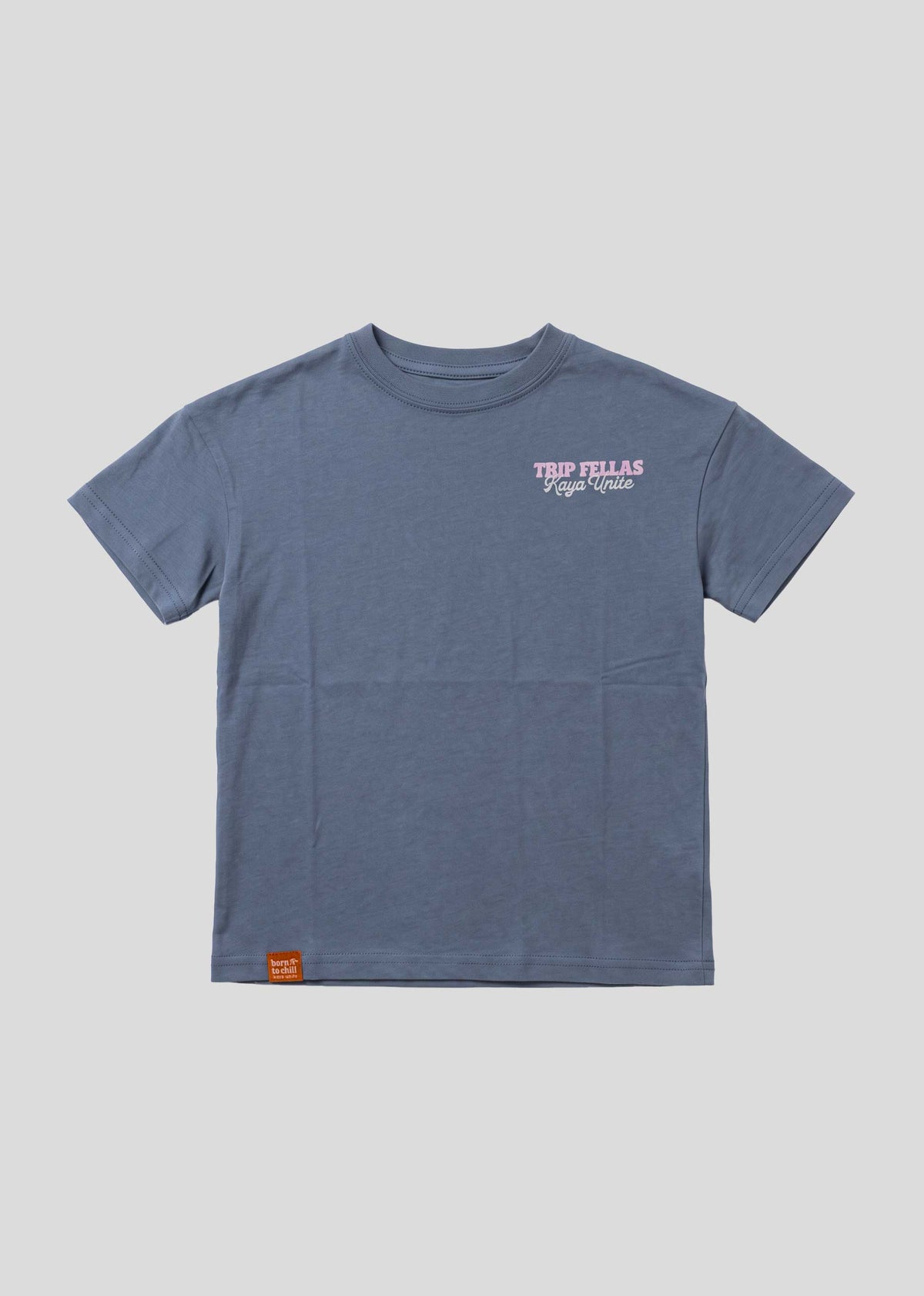 Polera Diseño Fellas Algodón Kids - Azul