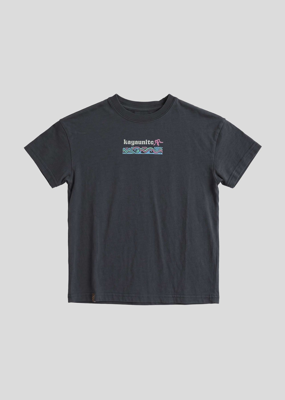 Polera Diseño Logo Algodón Kids - Azul Marino