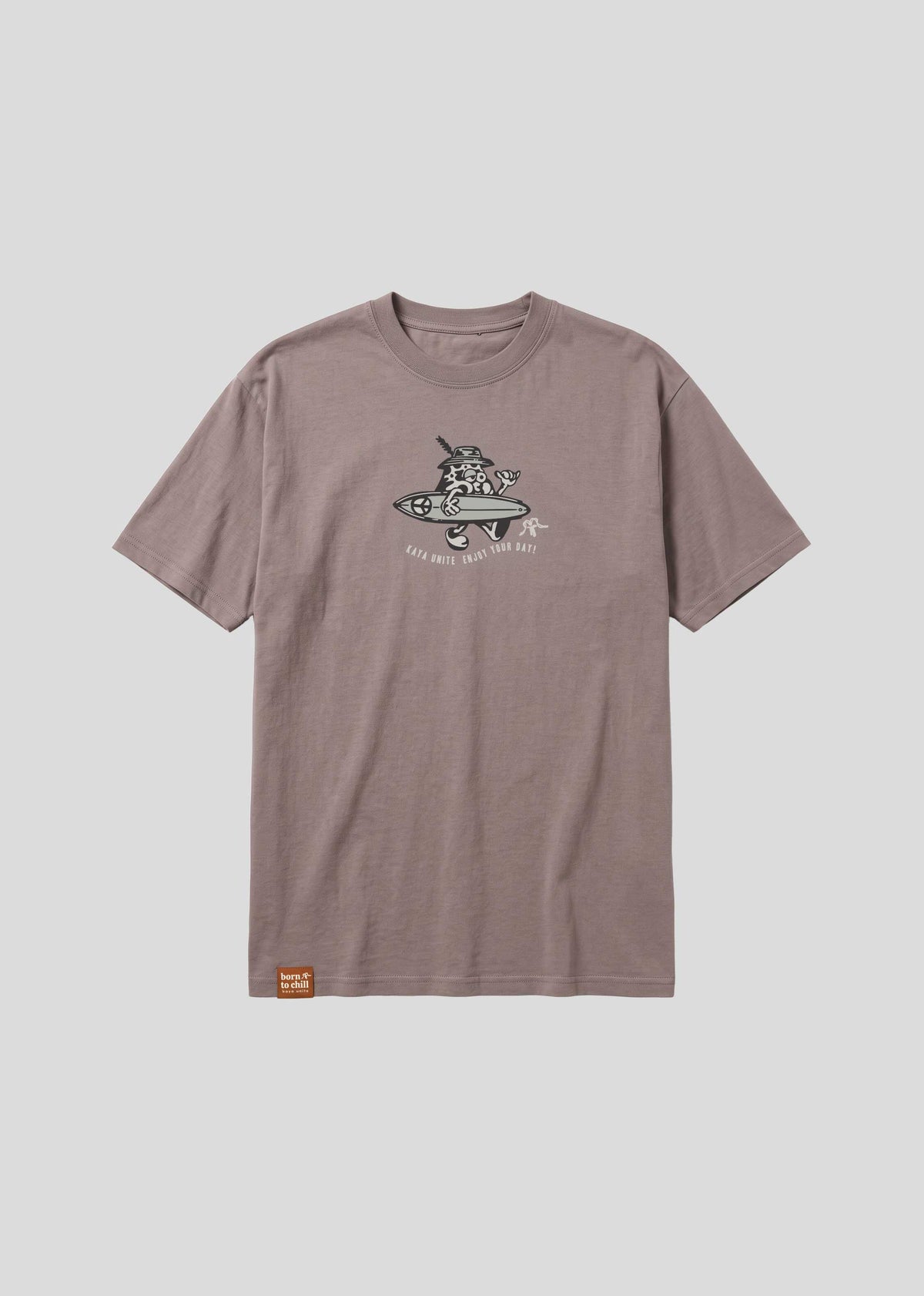 Polera Diseño Palms Algodón Kids - Rosado Claro