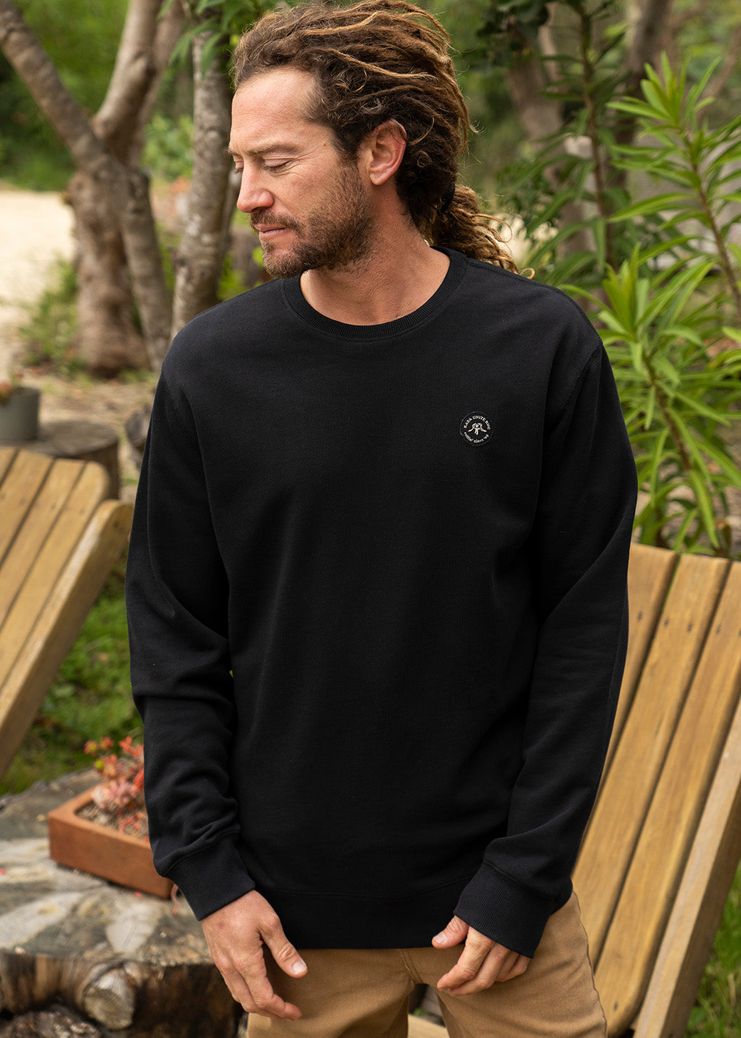 Polerón Crewneck Logo Black